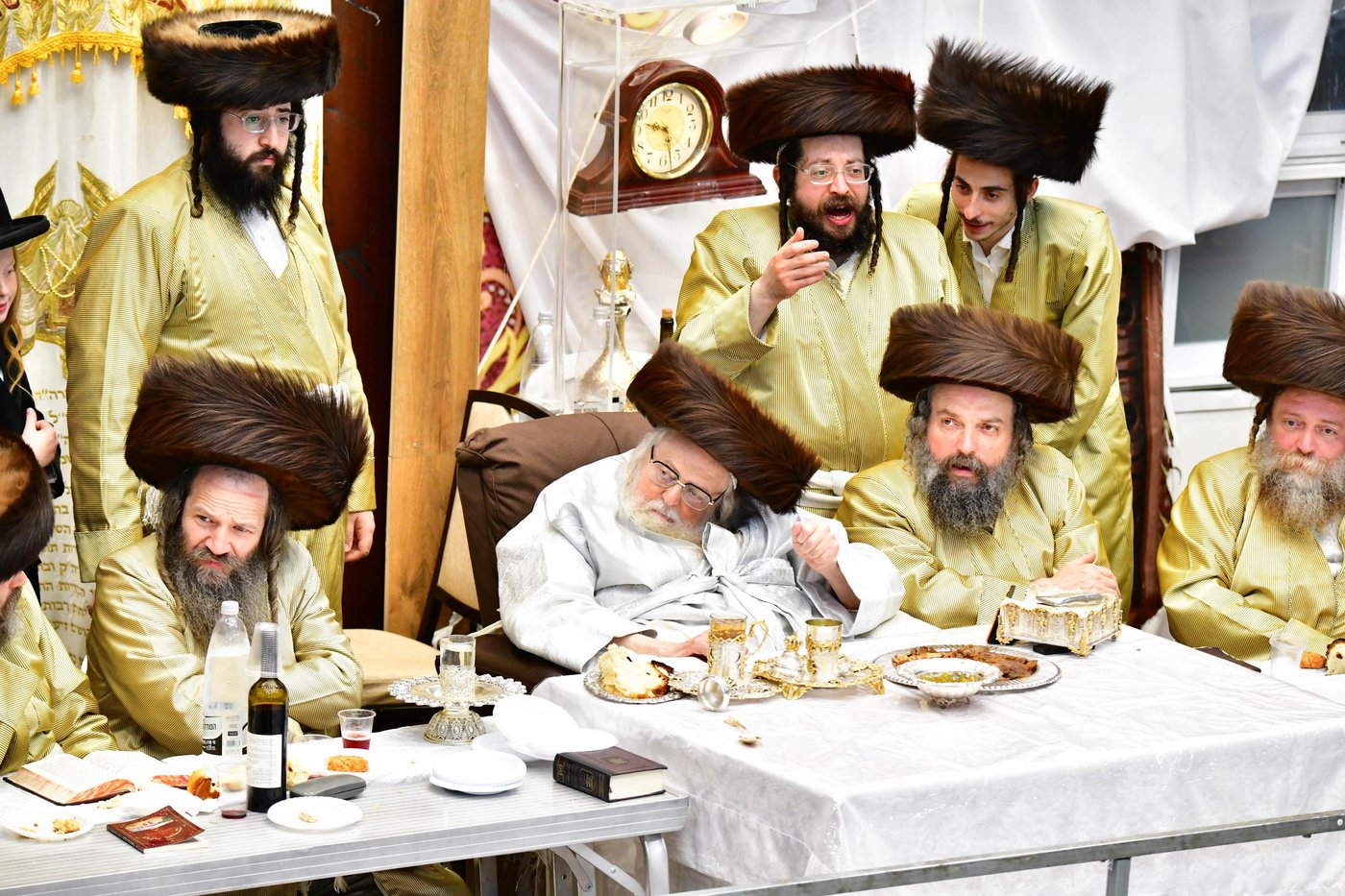 נעילת החג שמחת תורה בחצר הקודש תולדות אברהם יצחק | צילום: שוקי לרר