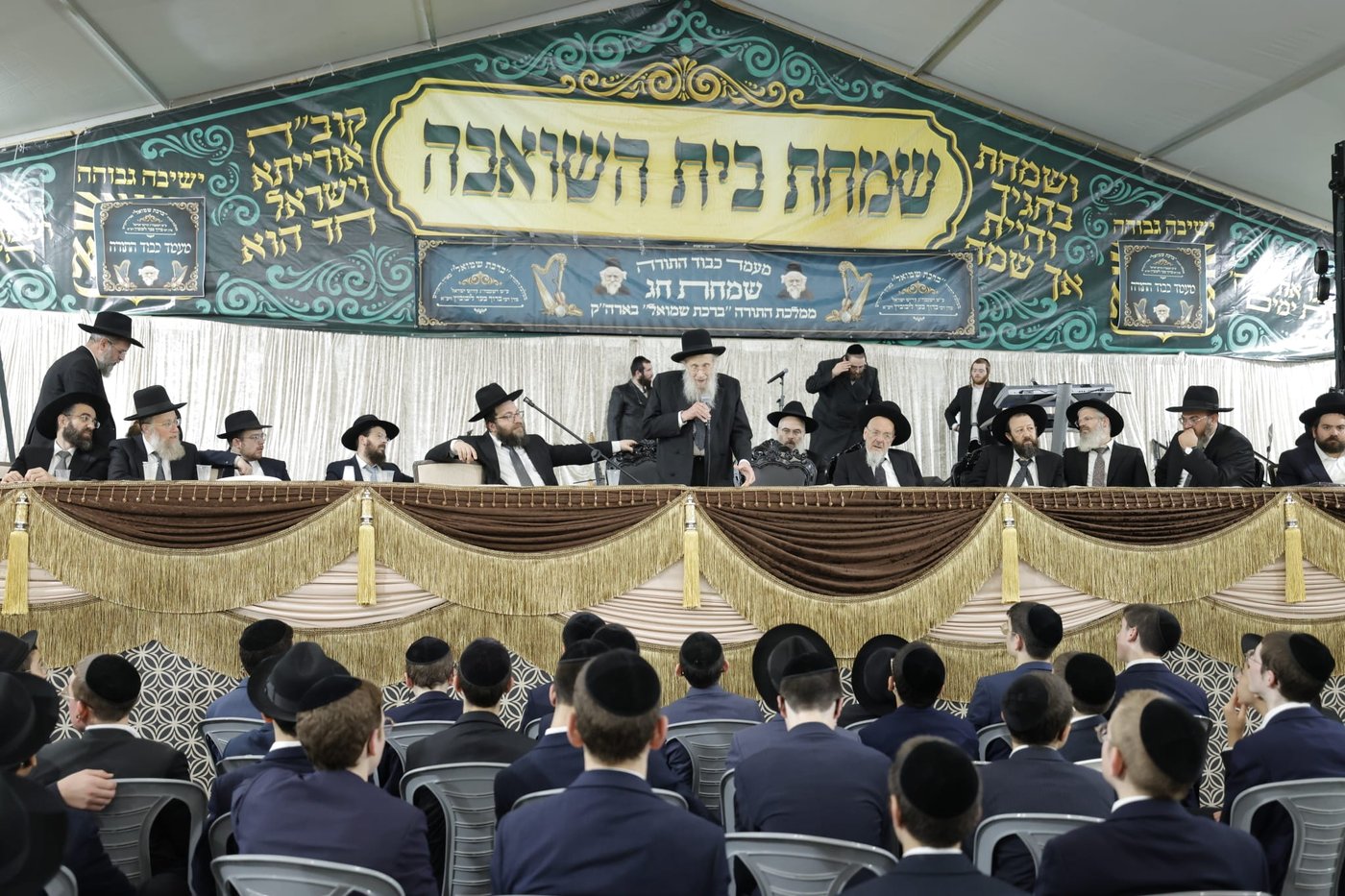שמחת בית השואבה בברכת שמואל | צילום: שמוליק קורלנסקי