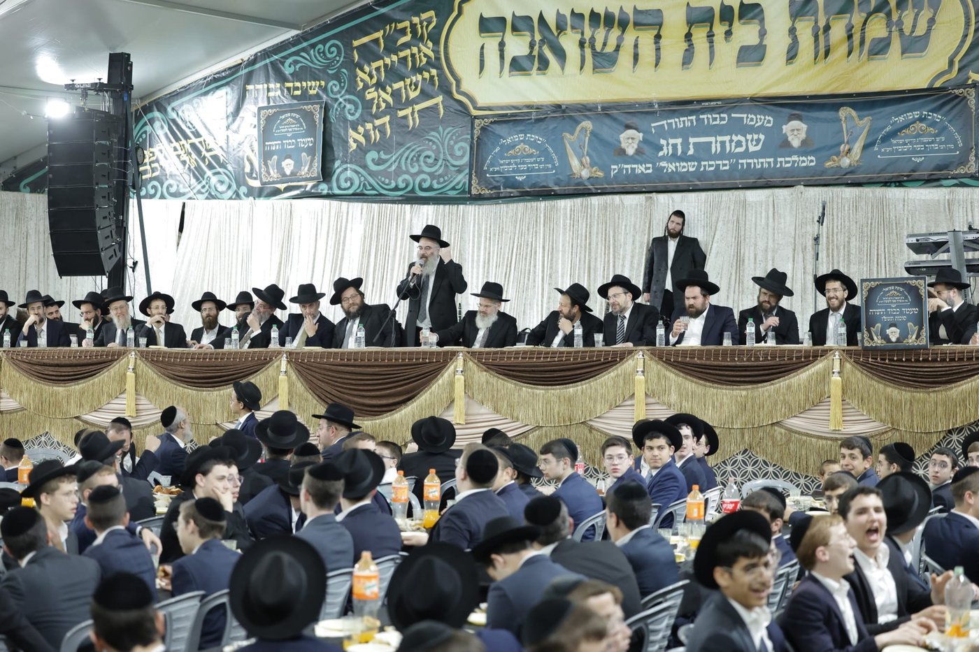 שמחת בית השואבה בברכת שמואל | צילום: שמוליק קורלנסקי