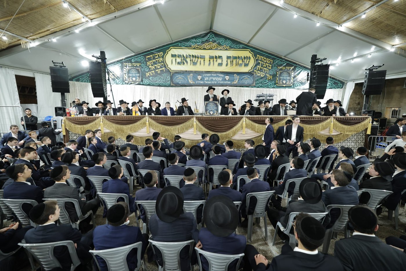 שמחת בית השואבה בברכת שמואל | צילום: שמוליק קורלנסקי
