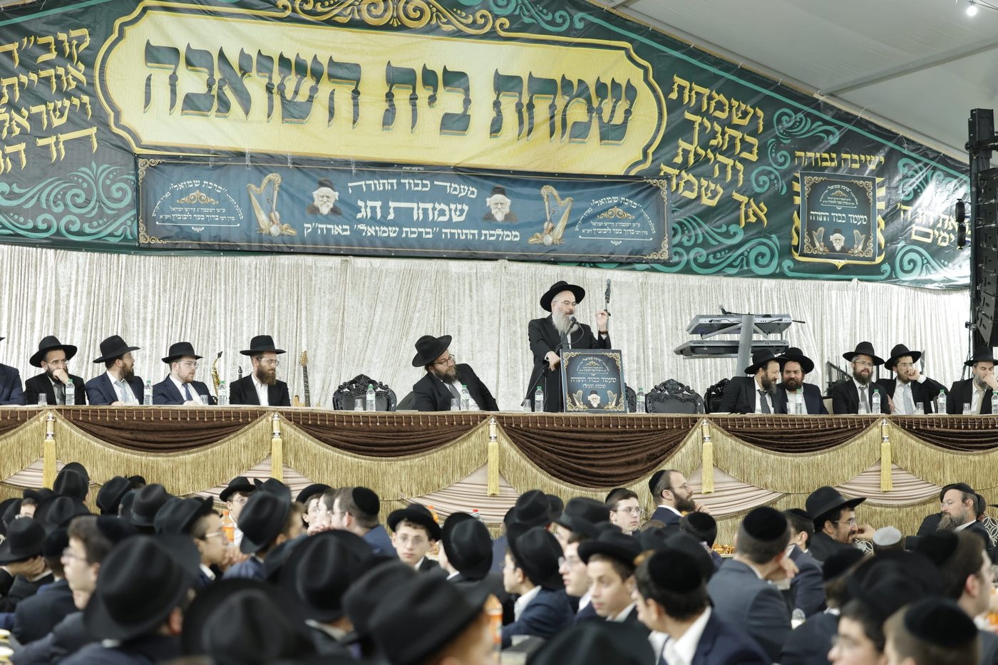 שמחת בית השואבה בברכת שמואל | צילום: שמוליק קורלנסקי