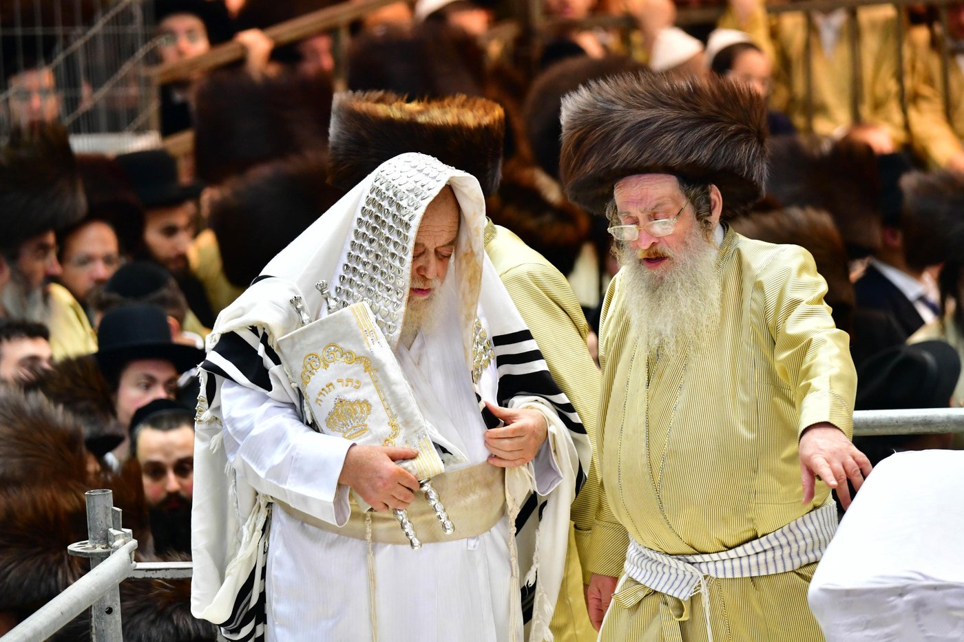 הקפות שניות בחצר הקודש תולדות אהרן | צילום: שוקי לרר