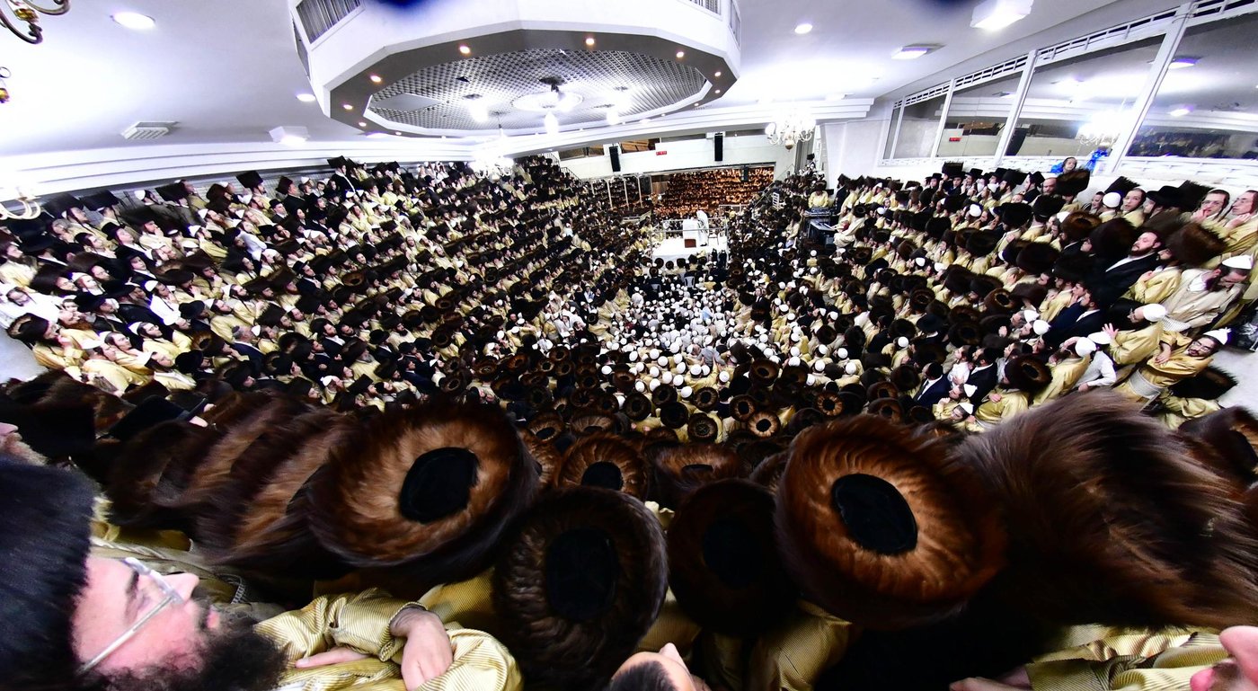 הקפות שניות בחצר הקודש תולדות אהרן | צילום: שוקי לרר