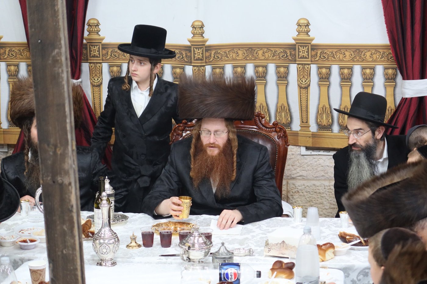 חג הסוכות במרכז חסידות קאליב | צילום: באדיבות המצלם