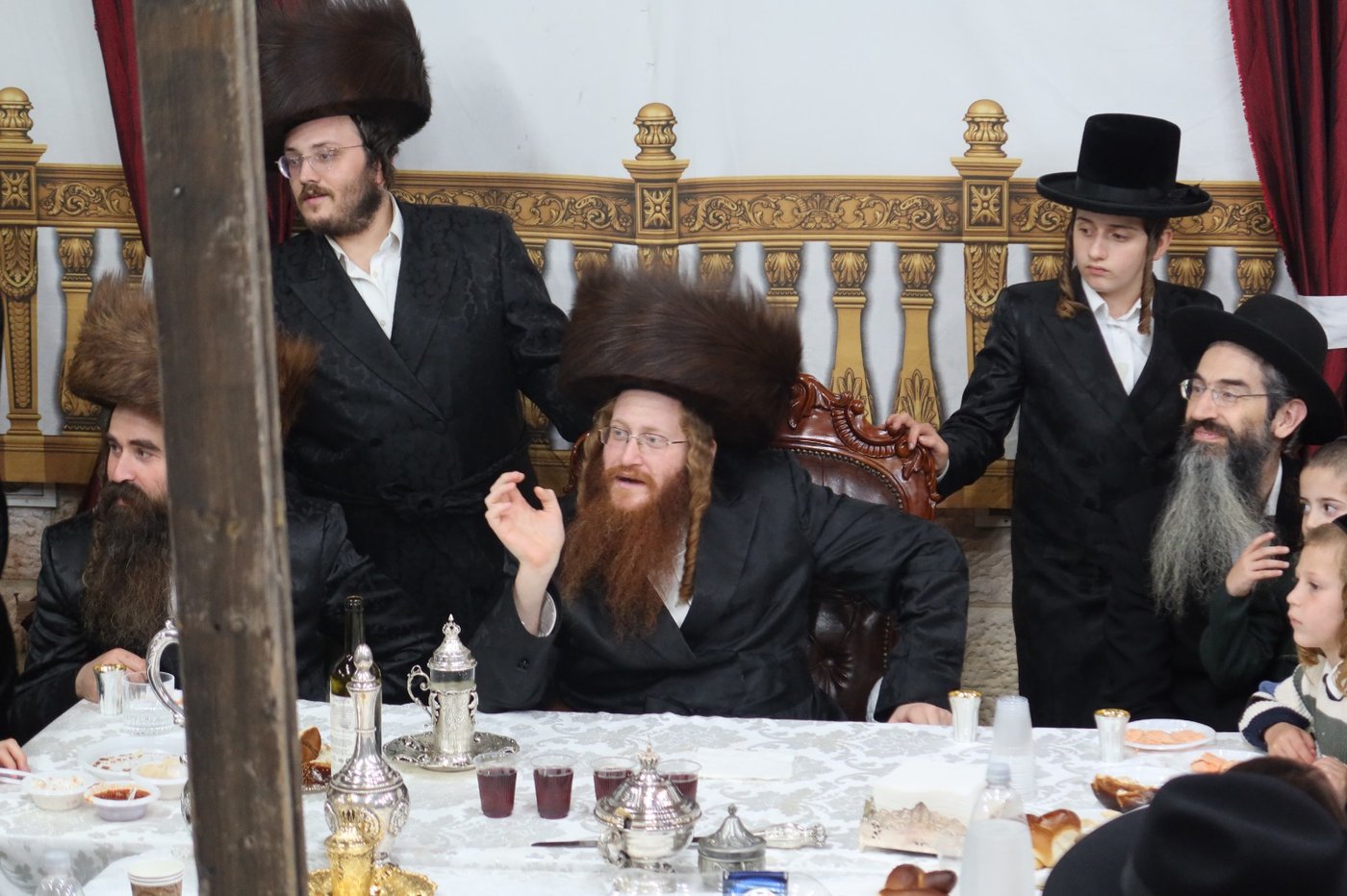 חג הסוכות במרכז חסידות קאליב | צילום: באדיבות המצלם