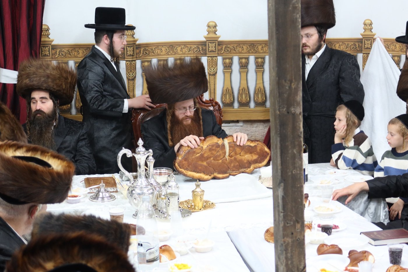 חג הסוכות במרכז חסידות קאליב | צילום: באדיבות המצלם