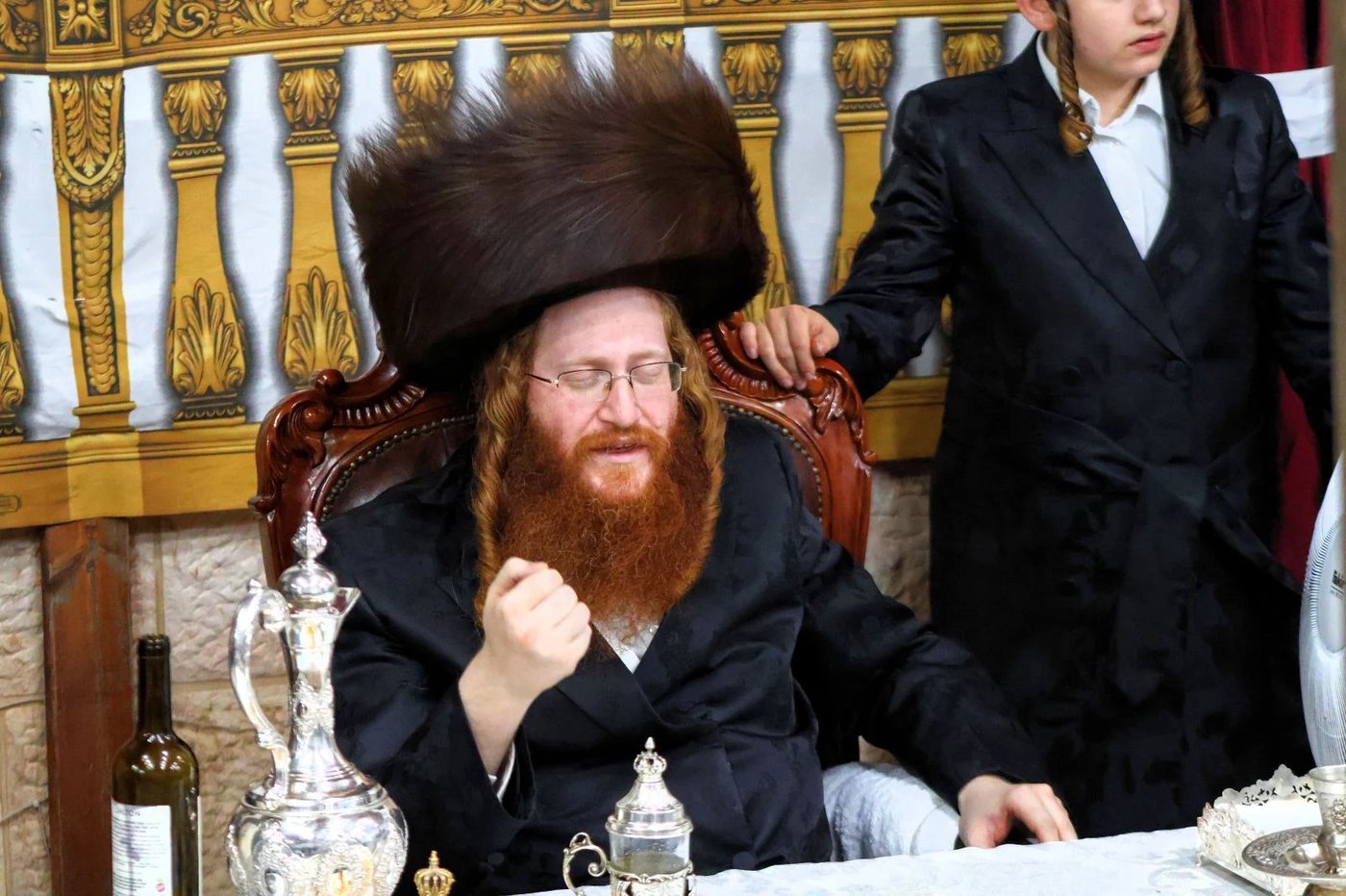 חג הסוכות במרכז חסידות קאליב | צילום: באדיבות המצלם