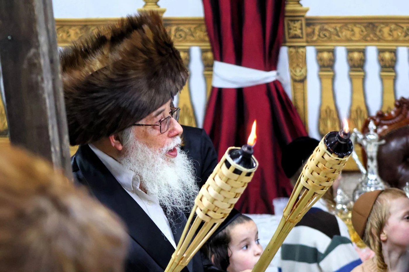 חג הסוכות במרכז חסידות קאליב | צילום: באדיבות המצלם