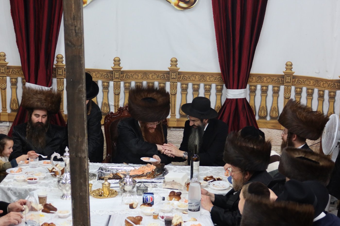 חג הסוכות במרכז חסידות קאליב | צילום: באדיבות המצלם