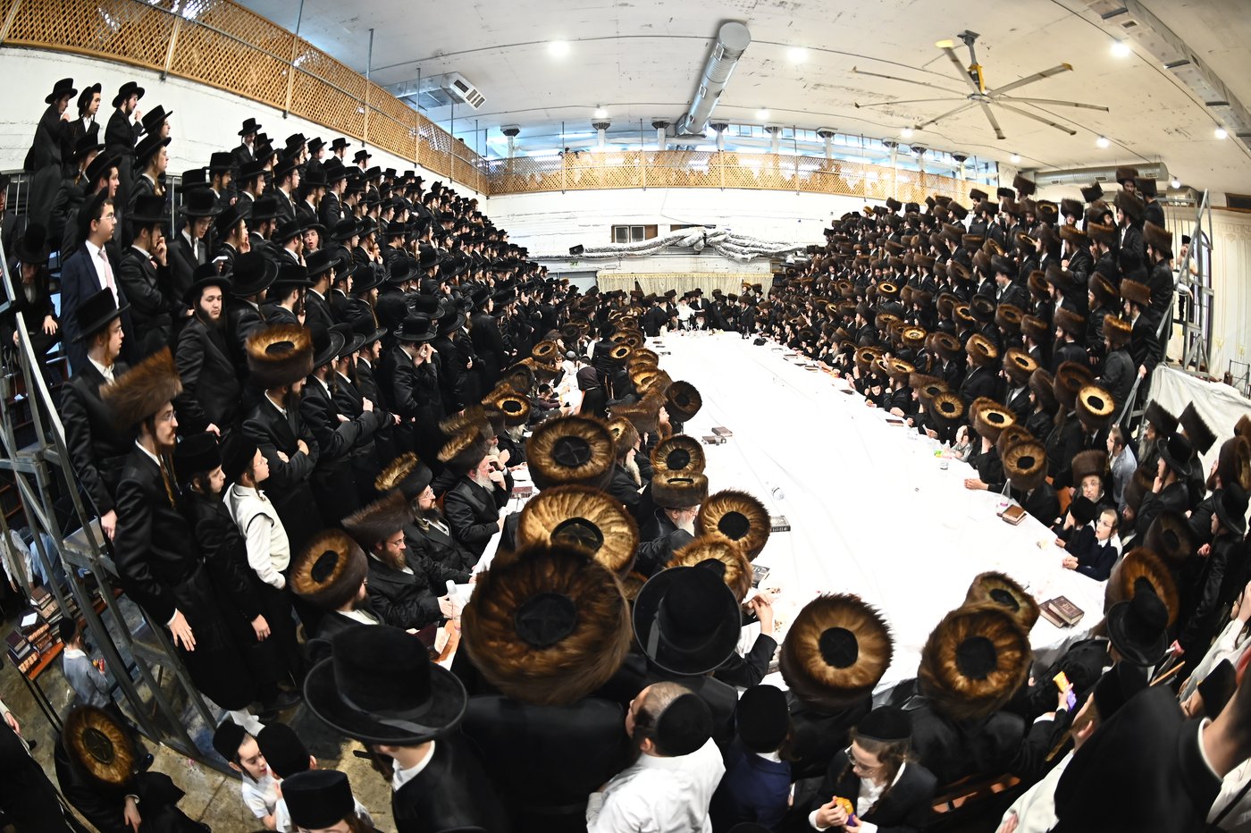 האדמו"ר ממכנובקא בעלזא שליט"א בטיש נעילת החג | צילום: שוקי לרר