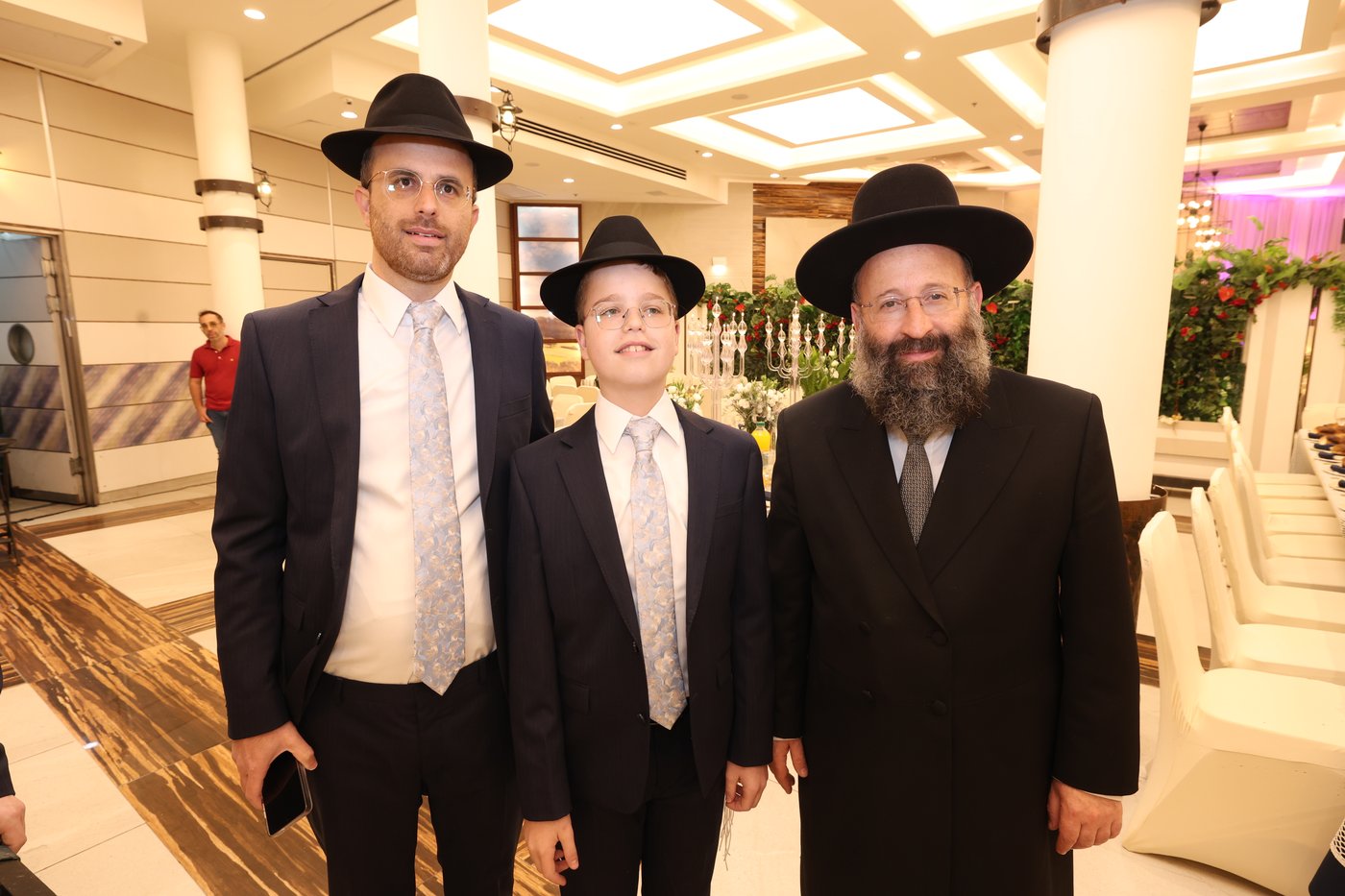 שמחת בר המצווה לבנו של משה רבר