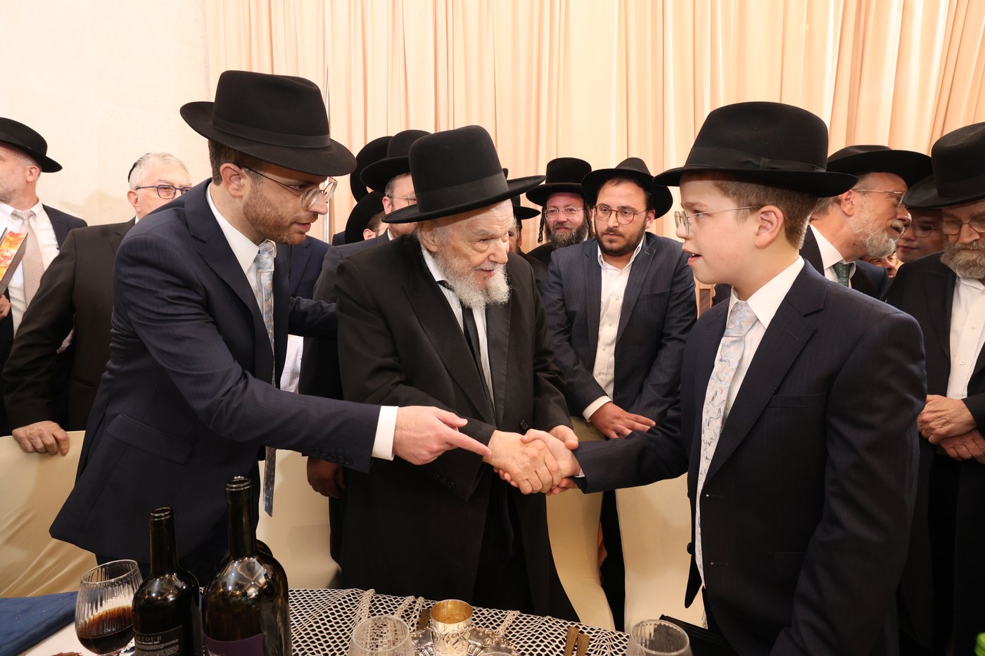 שמחת בר המצווה לבנו של משה רבר
