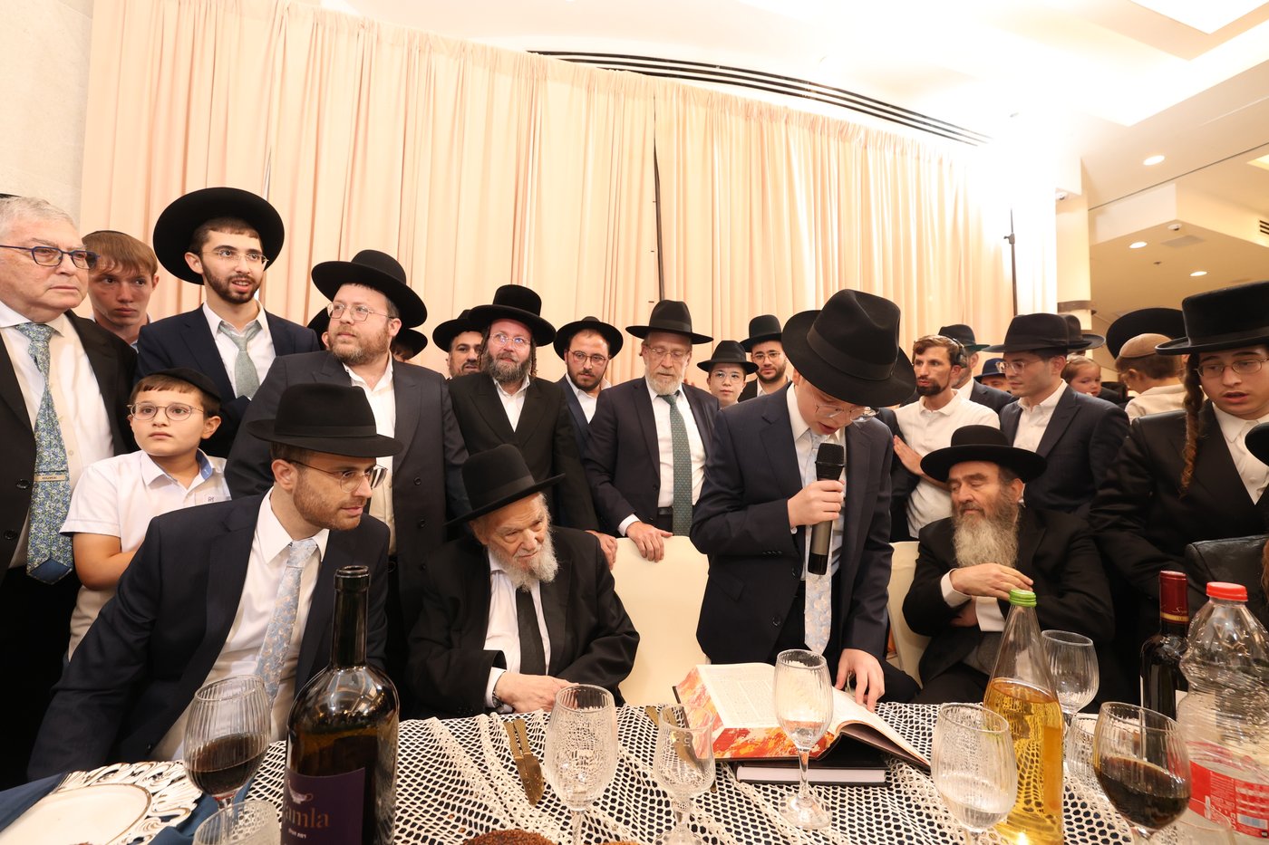 שמחת בר המצווה לבנו של משה רבר
