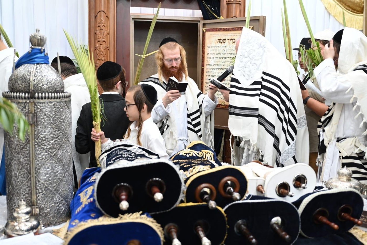 חג הסוכות אצל הגרי"ד גרוסמן | צילום: י.ש. חיימסון