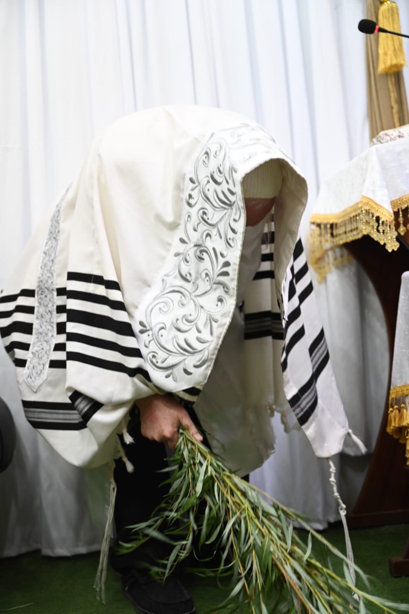 חג הסוכות אצל הגרי"ד גרוסמן | צילום: י.ש. חיימסון