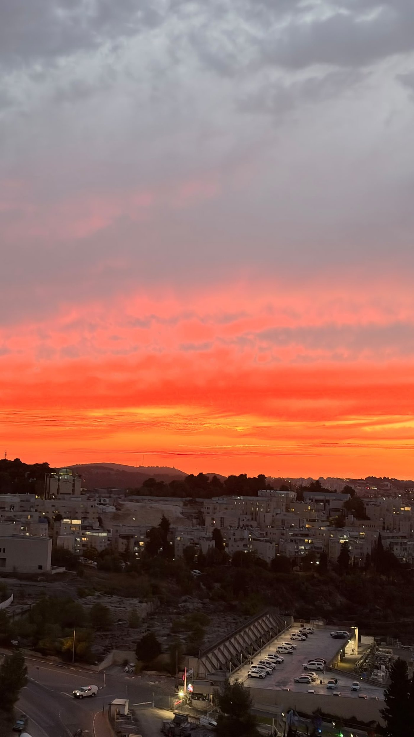 השקיעה אמש