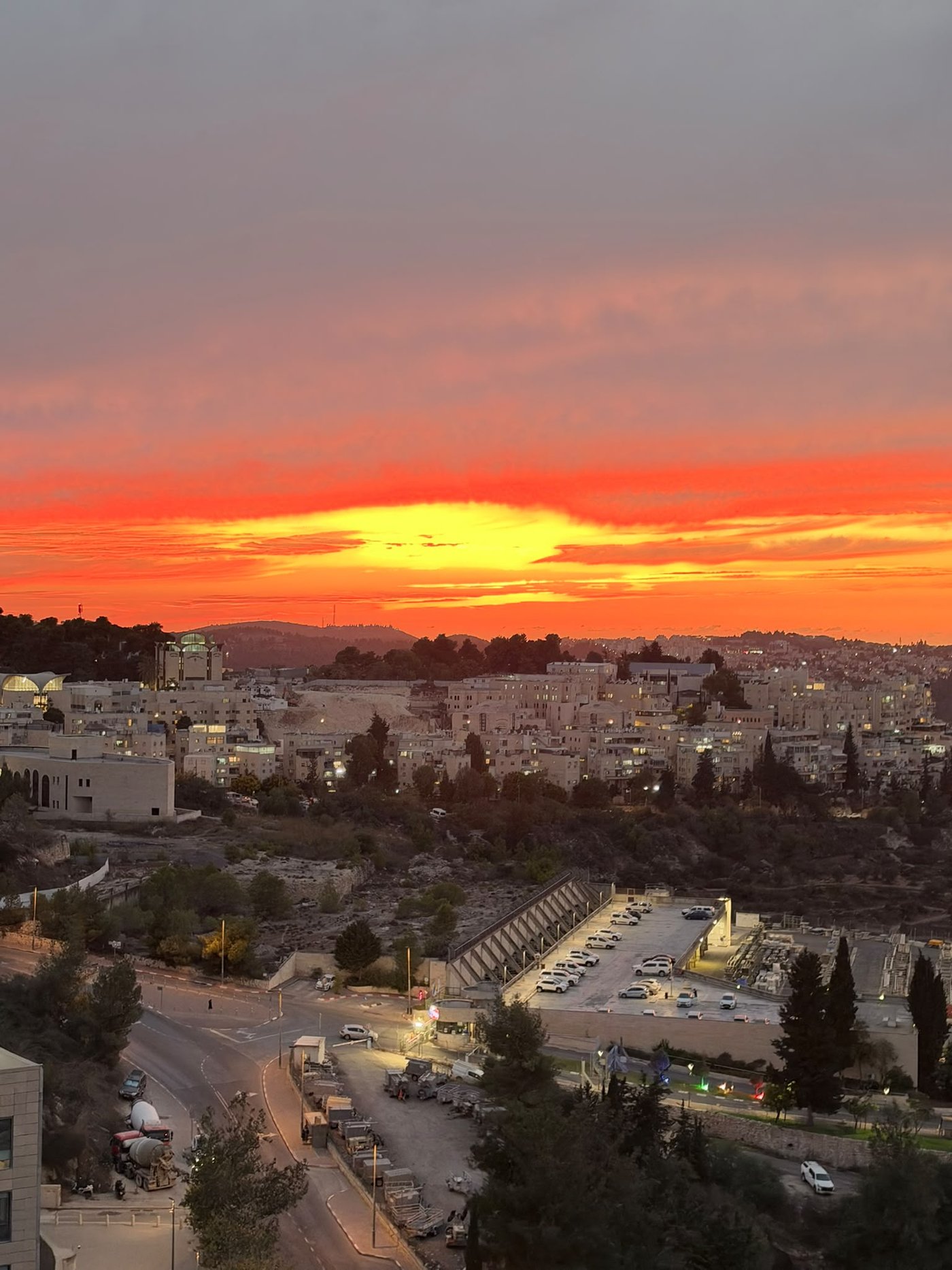 השקיעה אמש