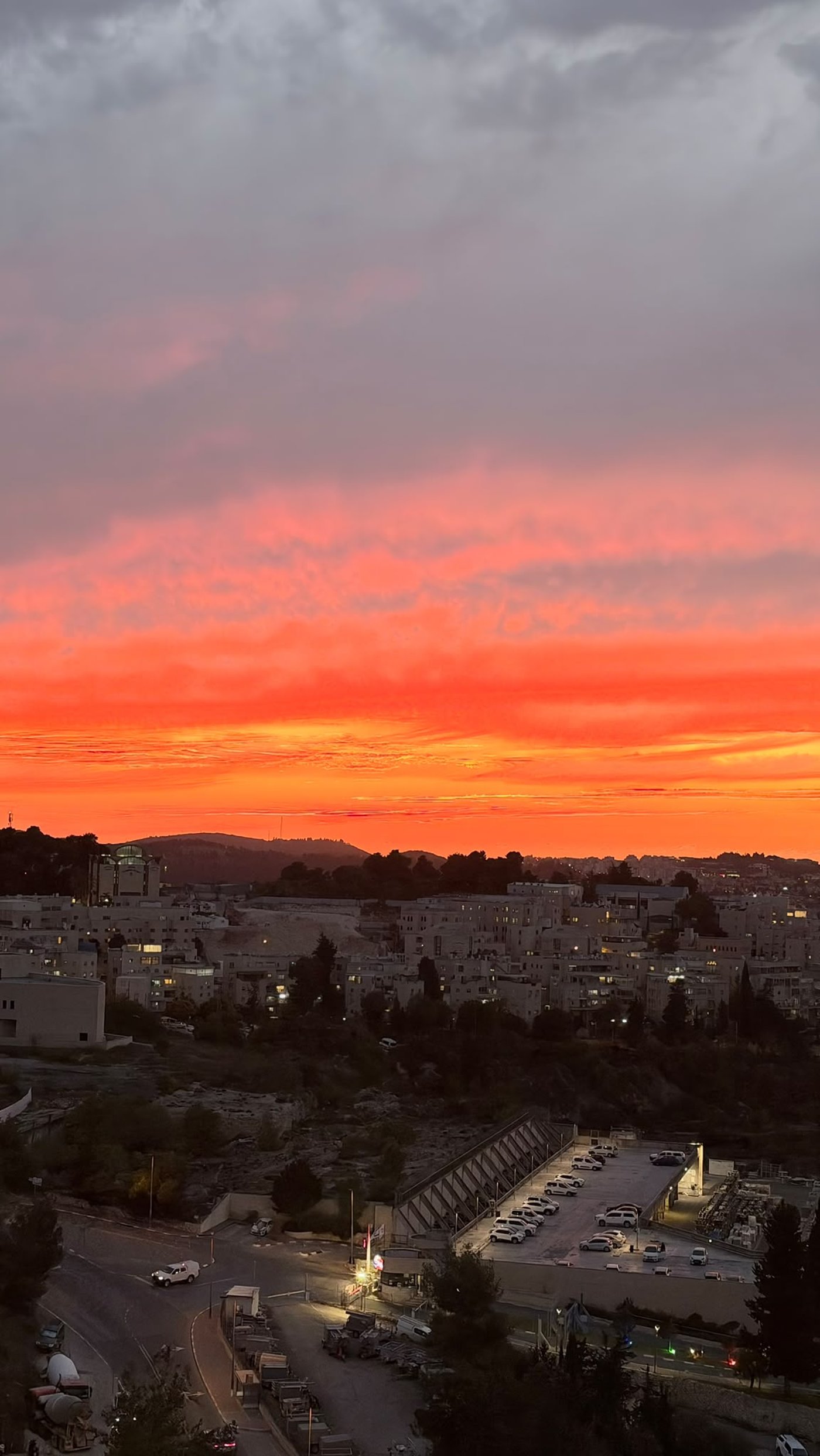 השקיעה אמש
