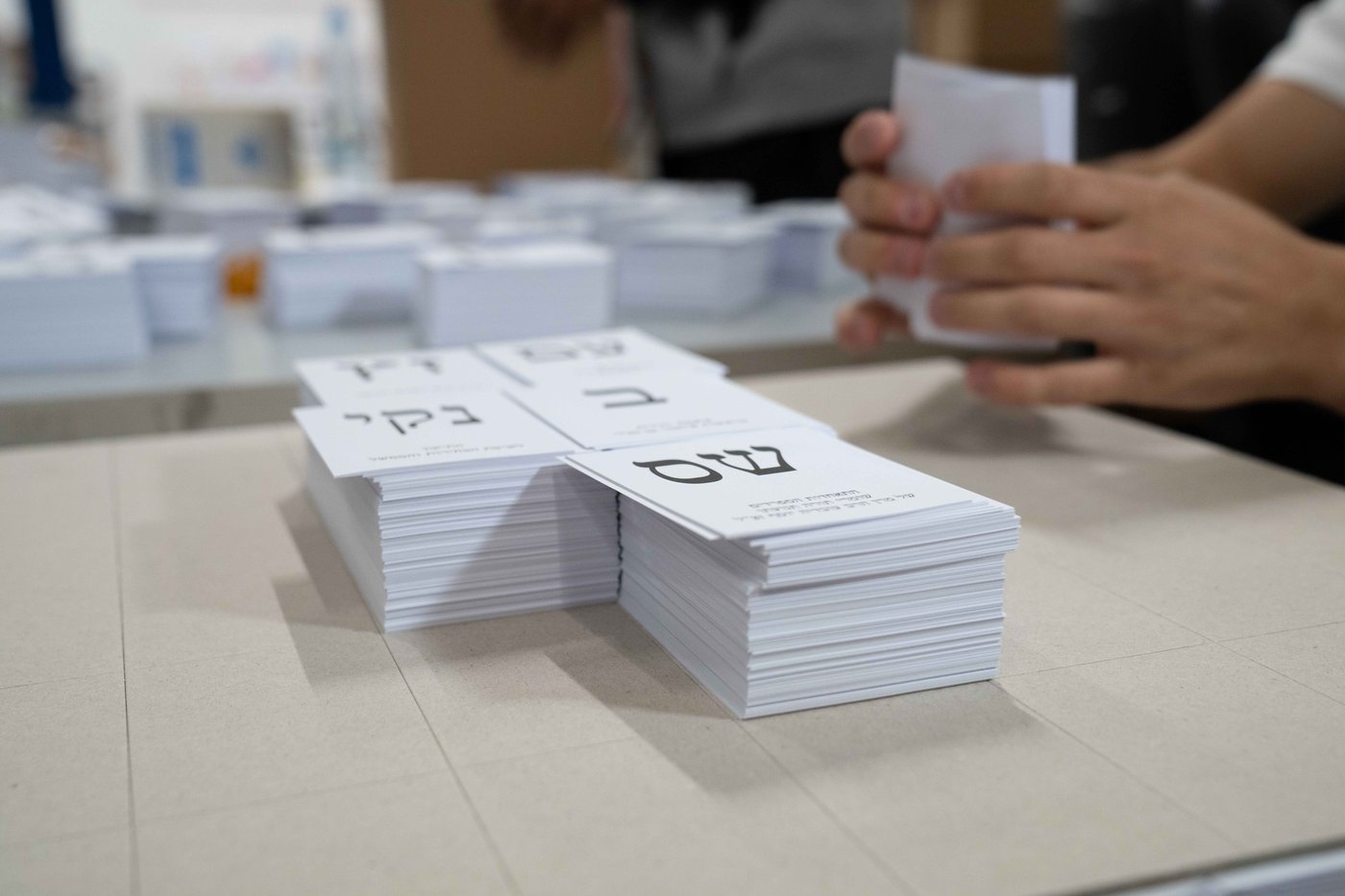 ההכנות לקראת יום הבחירות | צילום: רועי ידובסקי