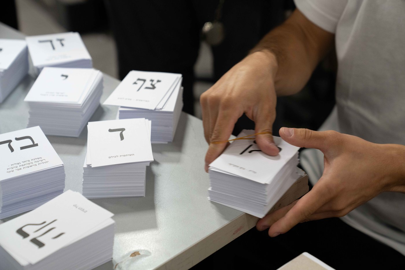 ההכנות לקראת יום הבחירות | צילום: רועי ידובסקי