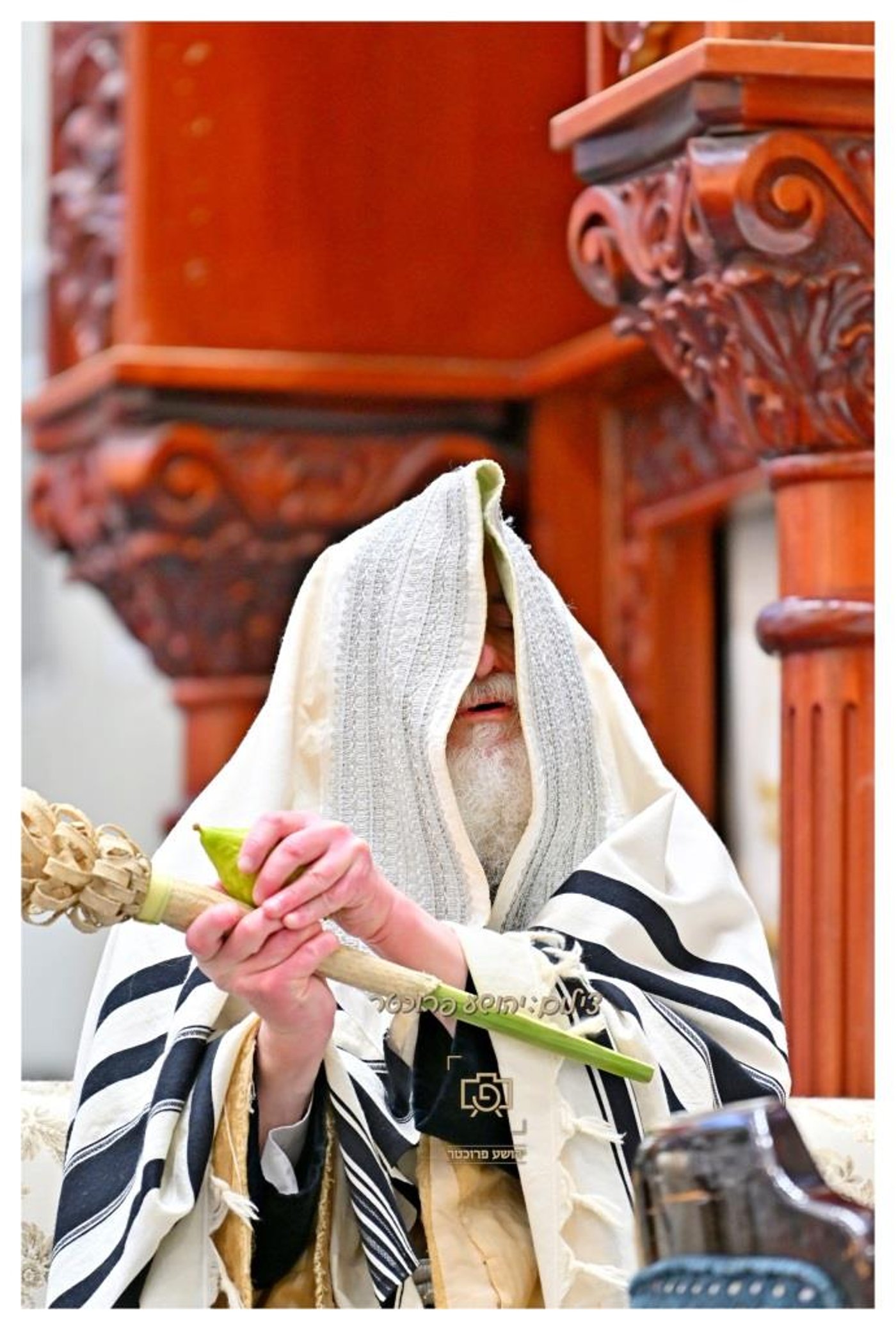 סוכות בחצר הקודש ויז'ניץ | צילום: יהושע פרוכטר