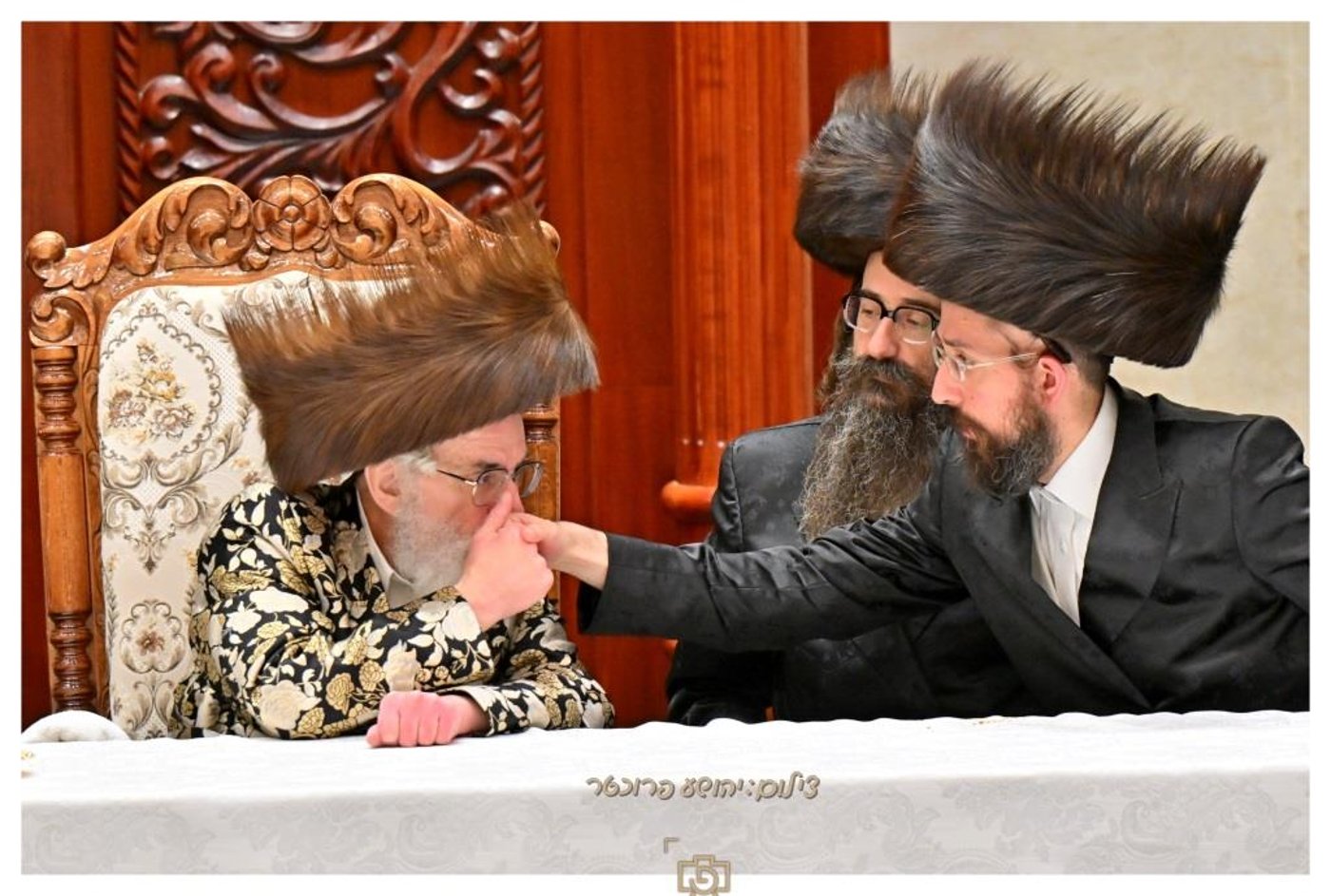 סוכות בחצר הקודש ויז'ניץ | צילום: יהושע פרוכטר