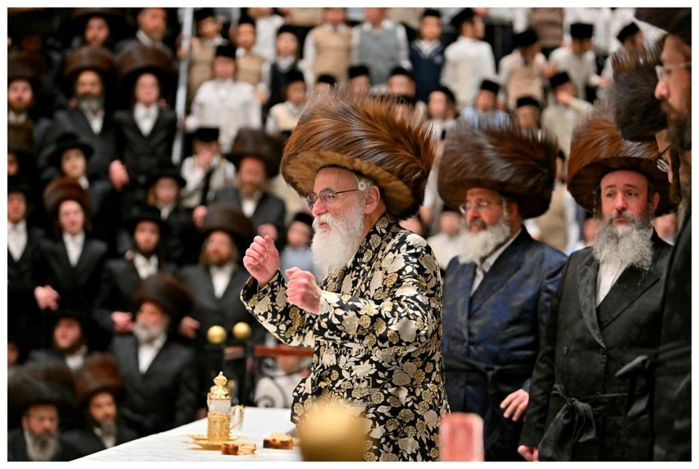 סוכות בחצר הקודש ויז'ניץ | צילום: יהושע פרוכטר