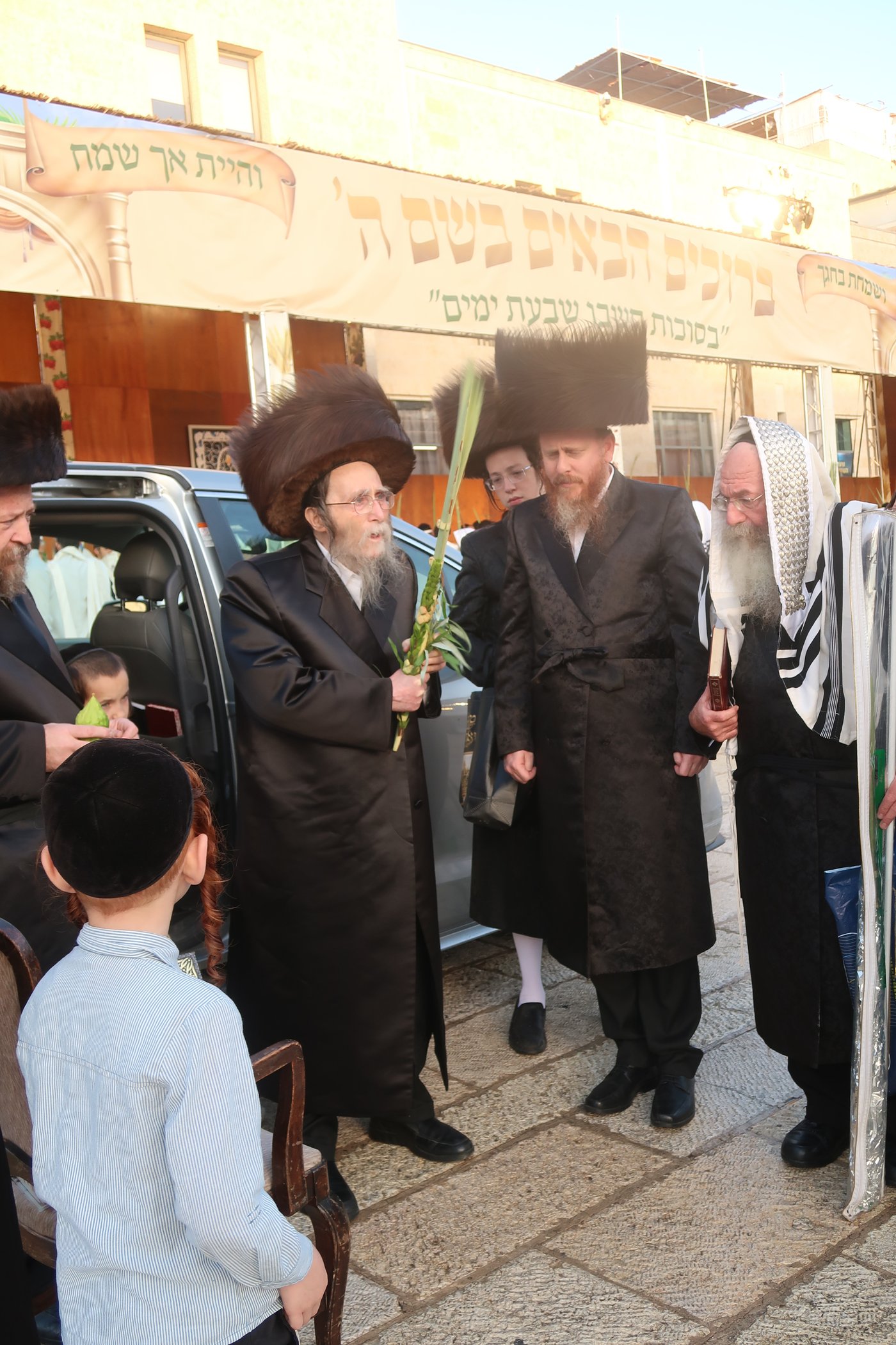 חג הסוכות בחצר ערלוי • צילום: שימי פ.