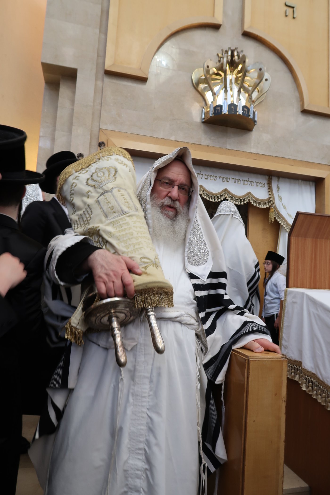 ירח האיתנים בחצר הקודש נדבורנה | צילום: שוקי לרר, אברומי בערגער, מ.ש.