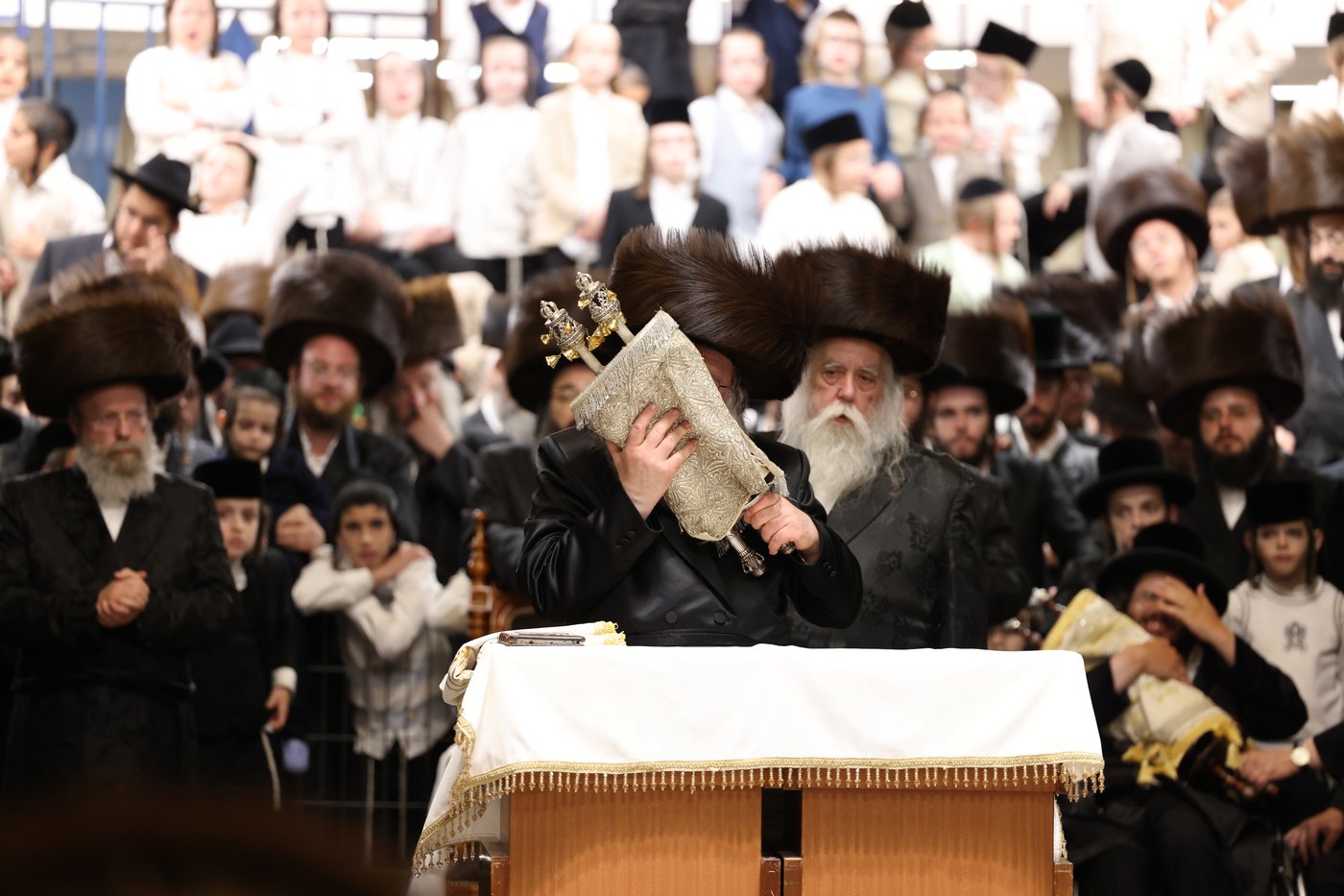 ירח האיתנים בחצר הקודש נדבורנה | צילום: שוקי לרר, אברומי בערגער, מ.ש.