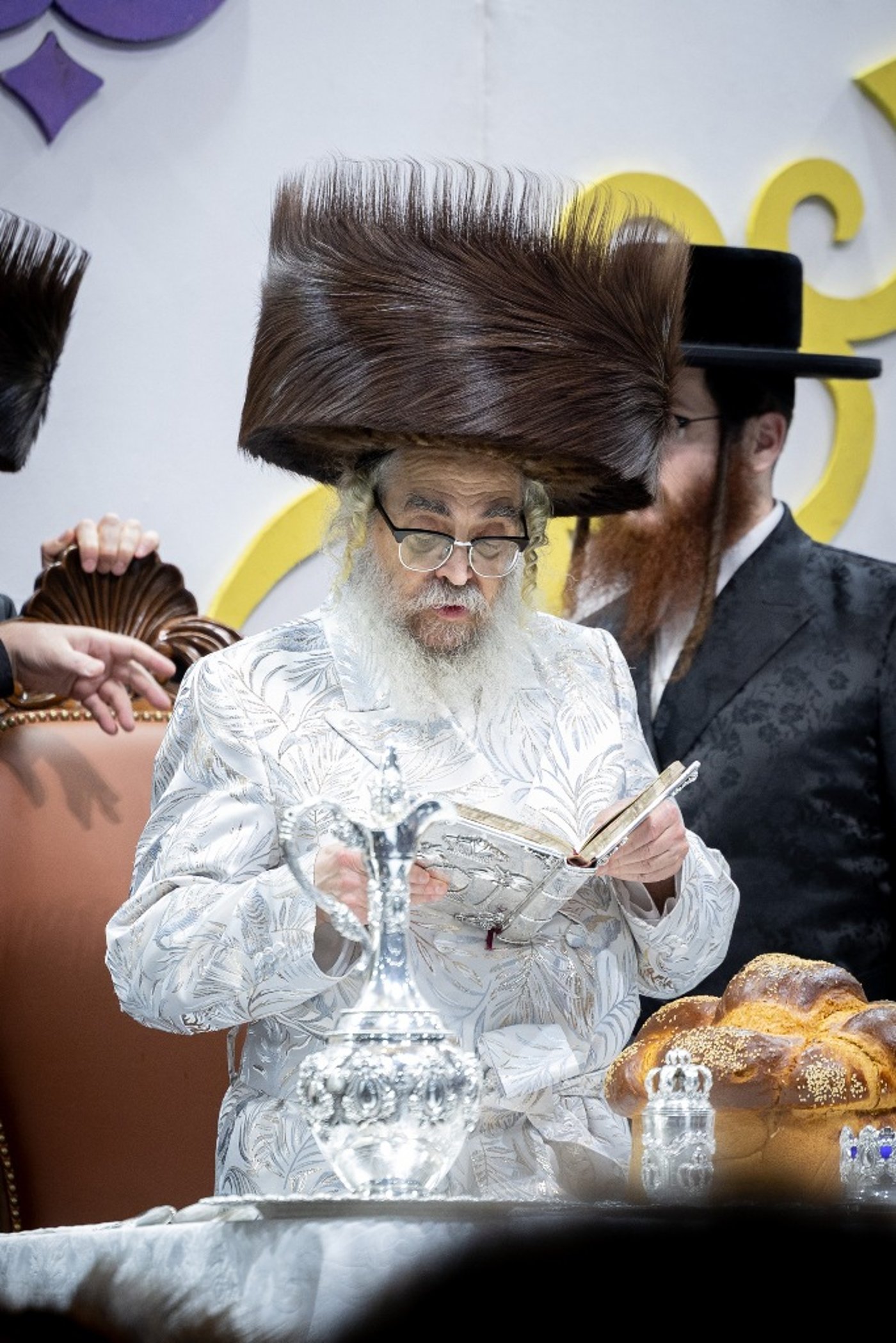 האדמו"ר מסאטמר שליט"א בטיש חול המועד סוכות | צילום: איצי מ. - היי רעז