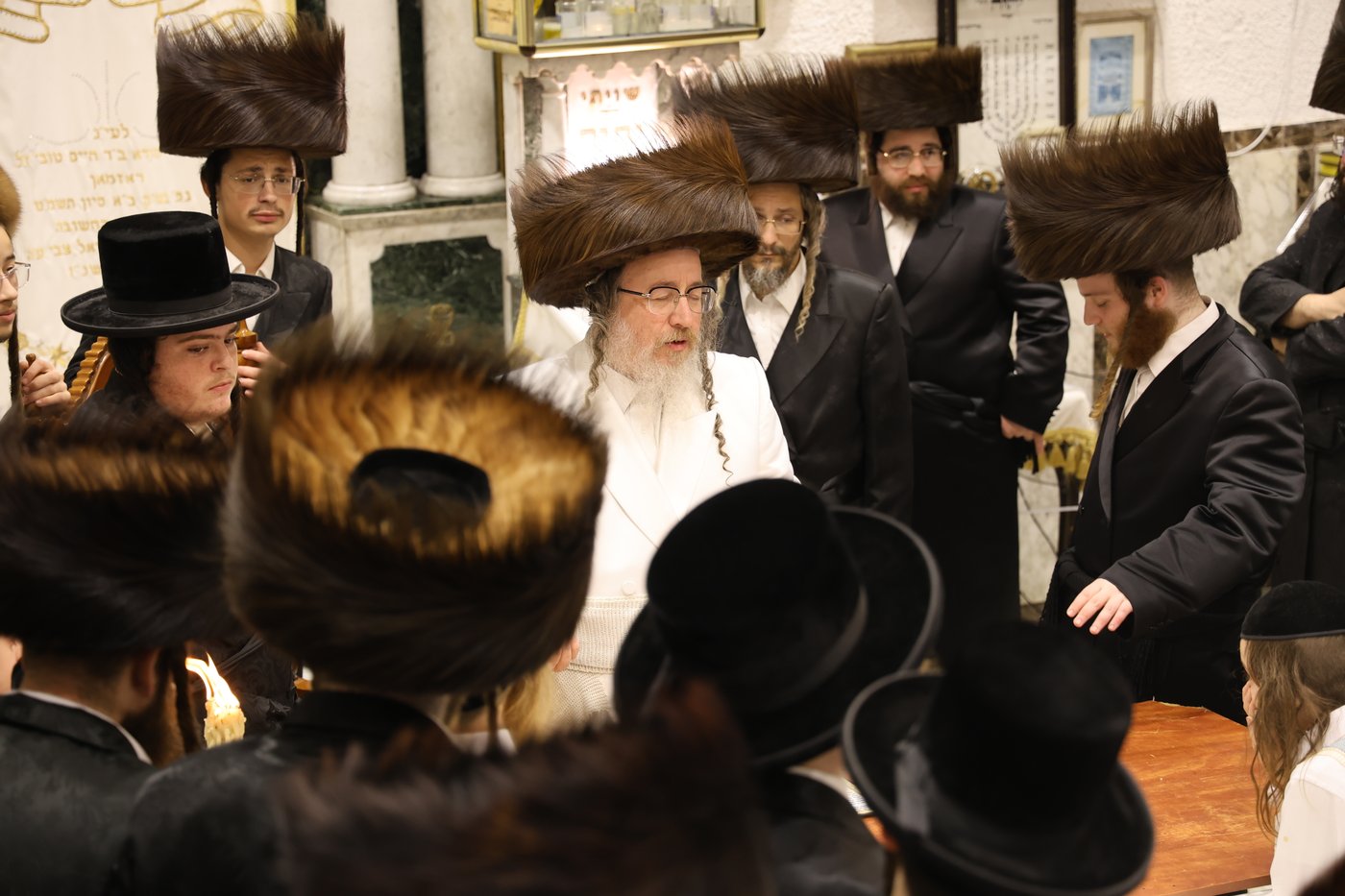 הקפות שניות בחצר הקודש ביאלה בני ברק | צילום: דוד ארזני