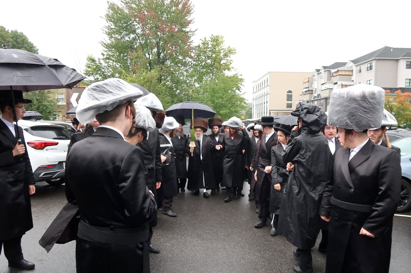 האדמו"ר מסאטמר שליט"א בימי חול המועד סוכות | צילום: בחצרות סאטמאר