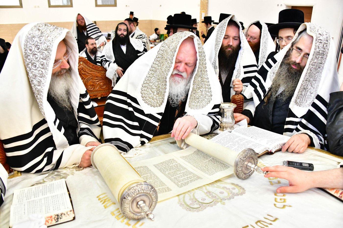האדמו"ר מפרמישלאן שליט"א בנענועים | צילום: שוקי לרר