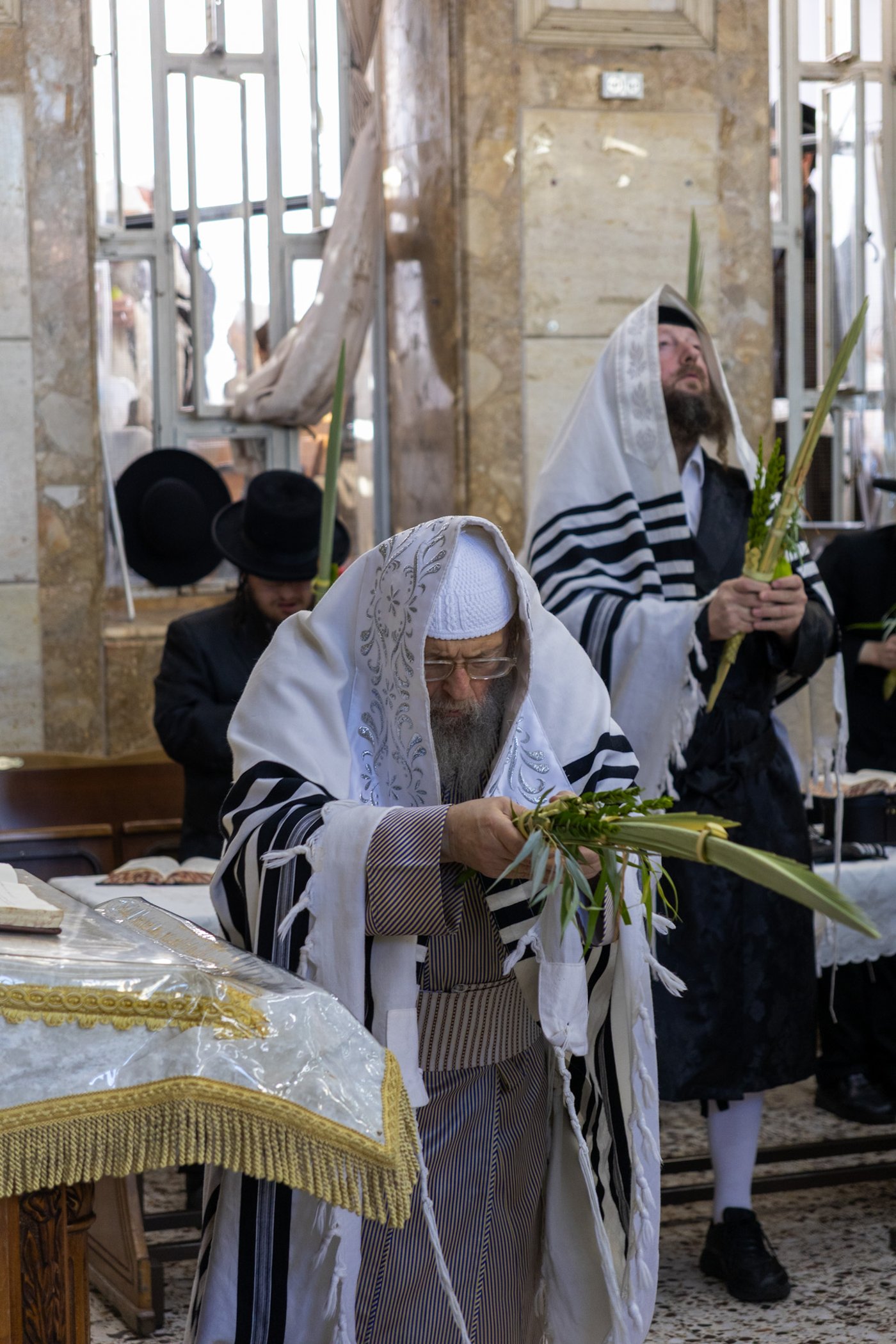 חג הסוכות בחצר הקודש פינסק קרלין