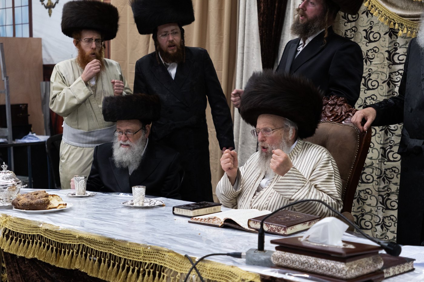 חג הסוכות בחצר הקודש פינסק קרלין