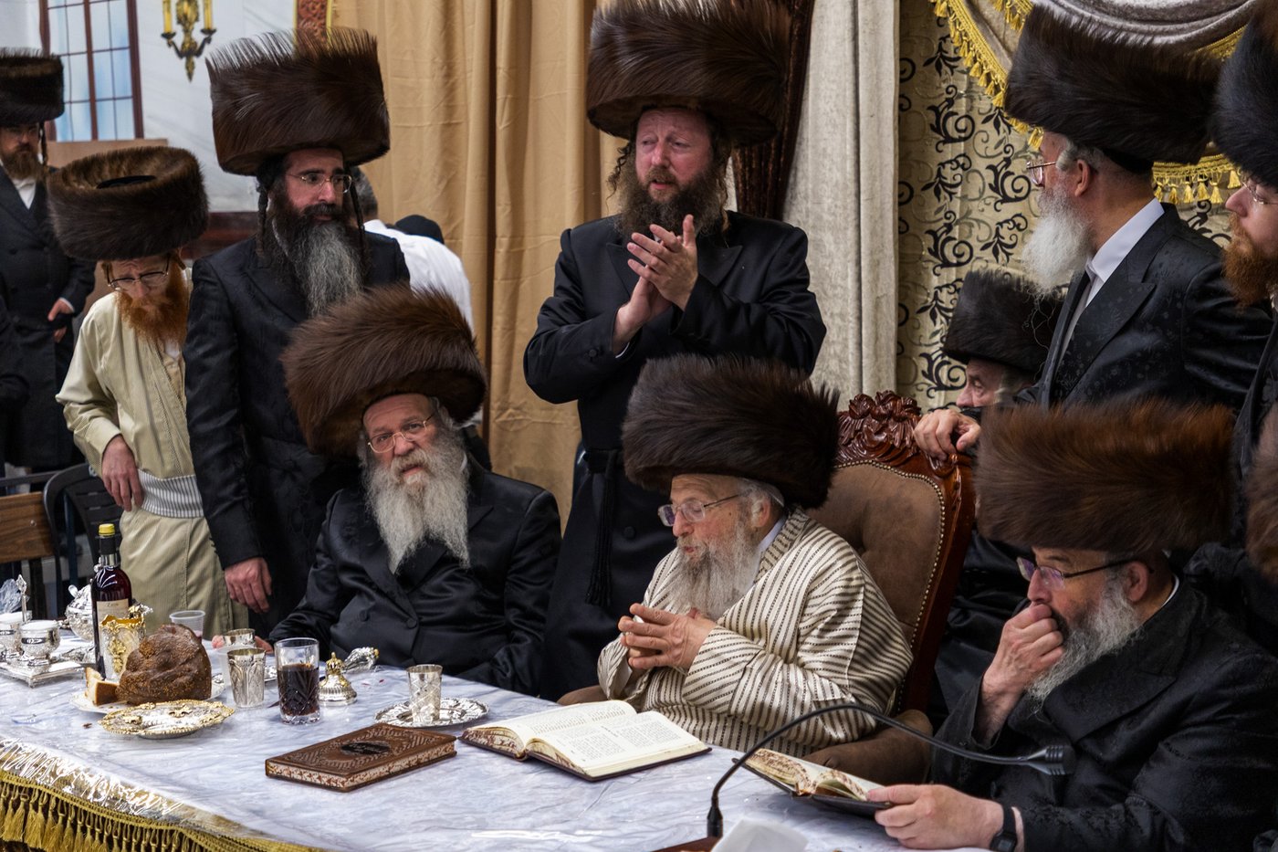 חג הסוכות בחצר הקודש פינסק קרלין