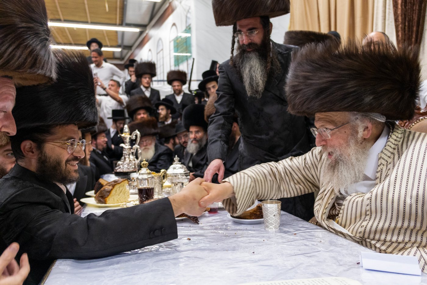 חג הסוכות בחצר הקודש פינסק קרלין