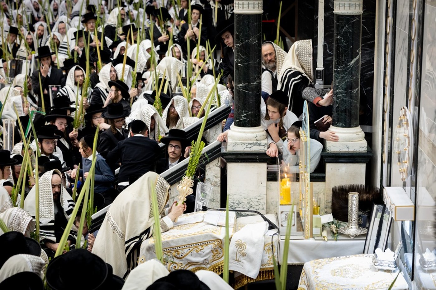 הושענא רבה בחצה"ק סאטמר