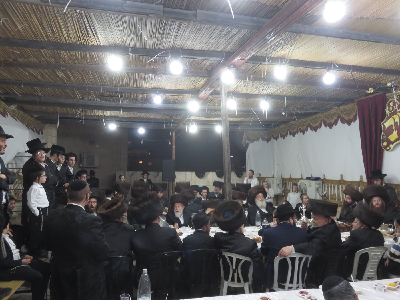 שמחת בית השואבה בחצר קאליב | צילום: א.כ.