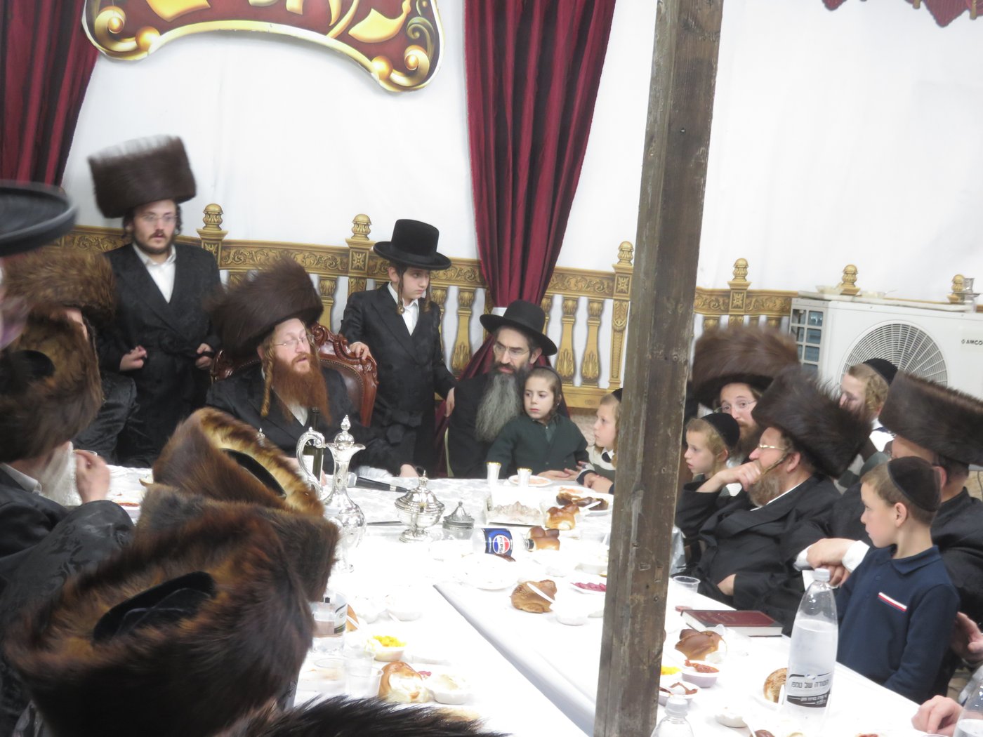 שמחת בית השואבה בחצר קאליב | צילום: א.כ.