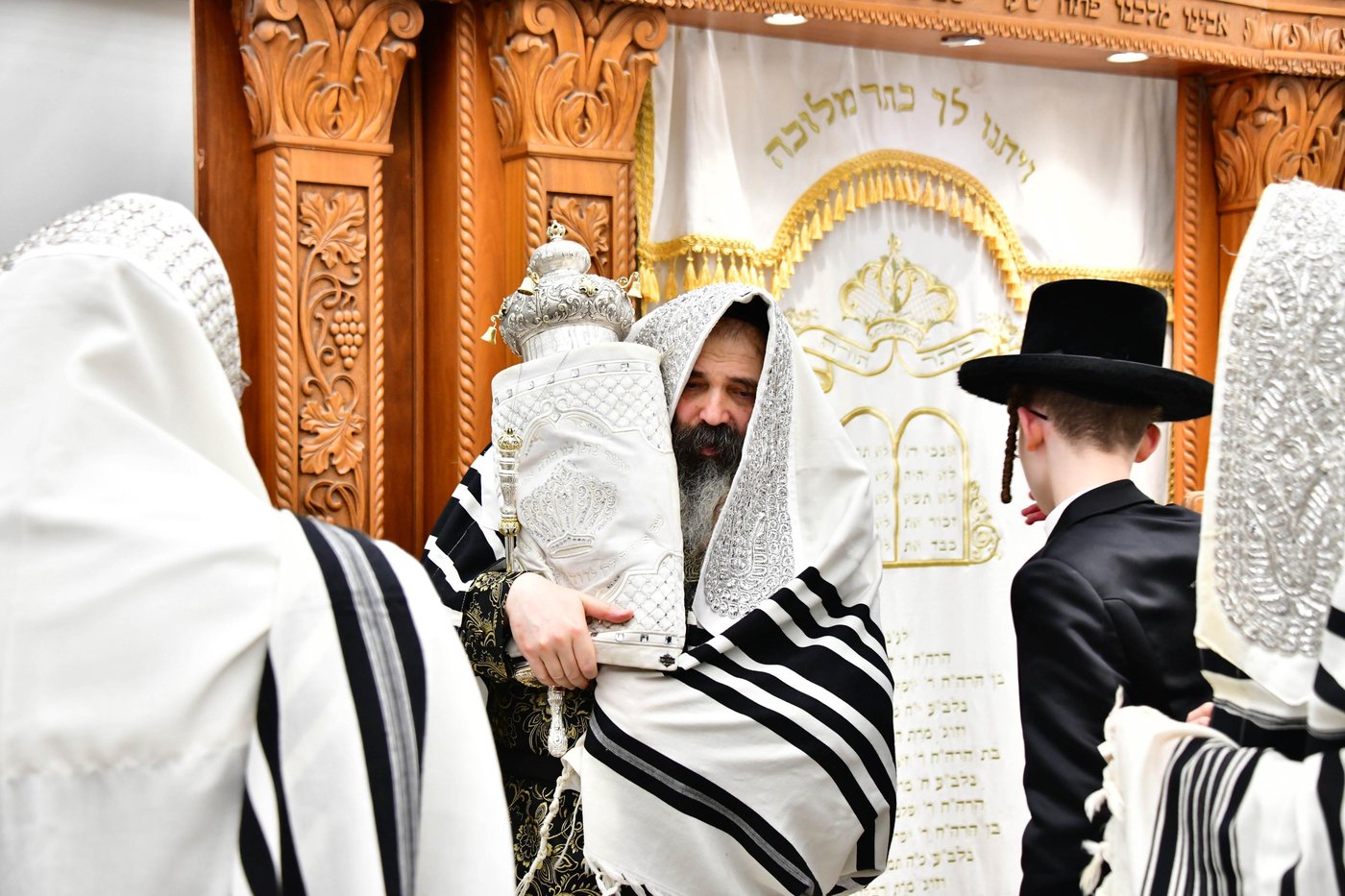האדמו"ר מזוטשקא בהושענות
