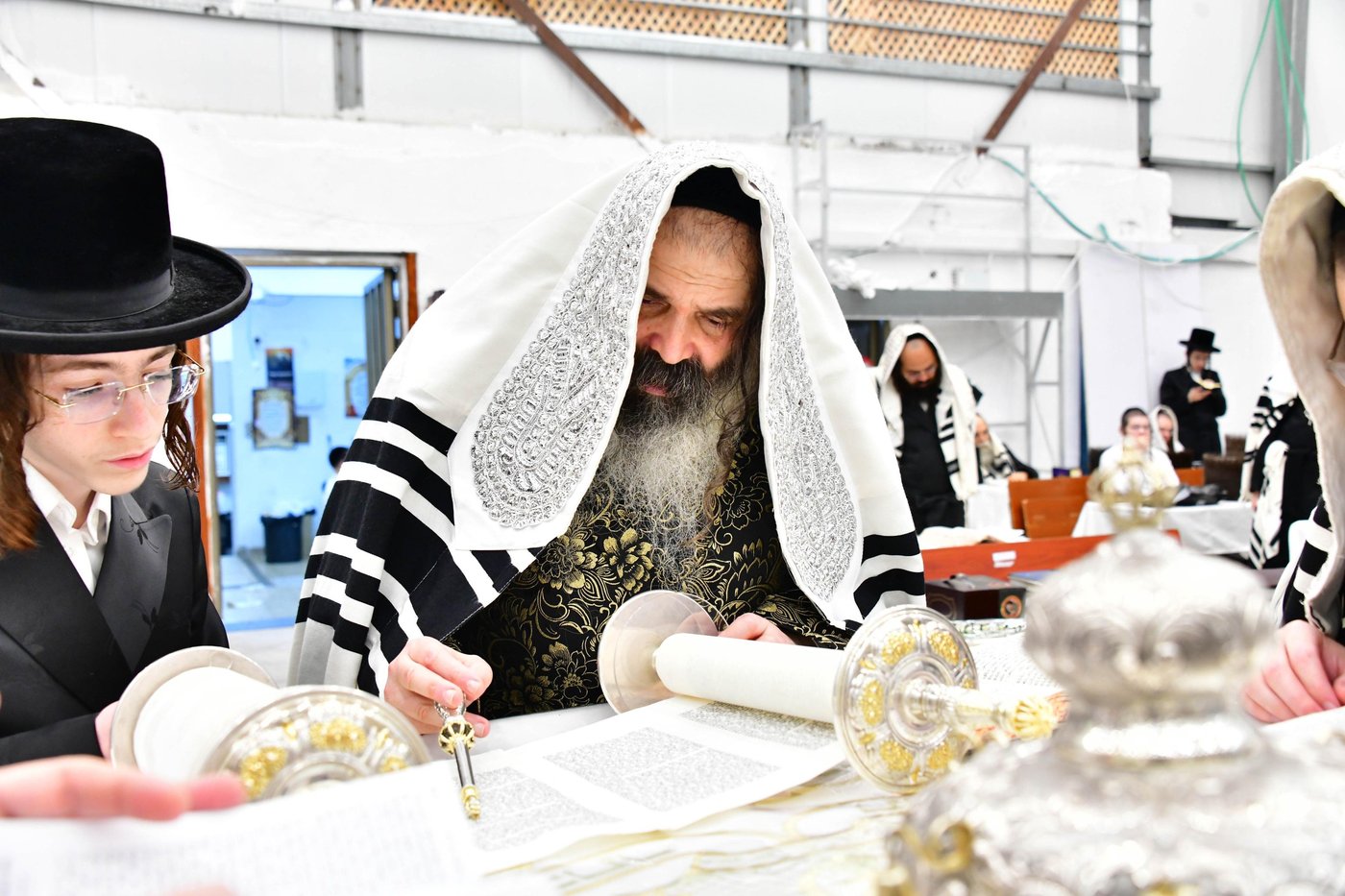 האדמו"ר מזוטשקא בהושענות