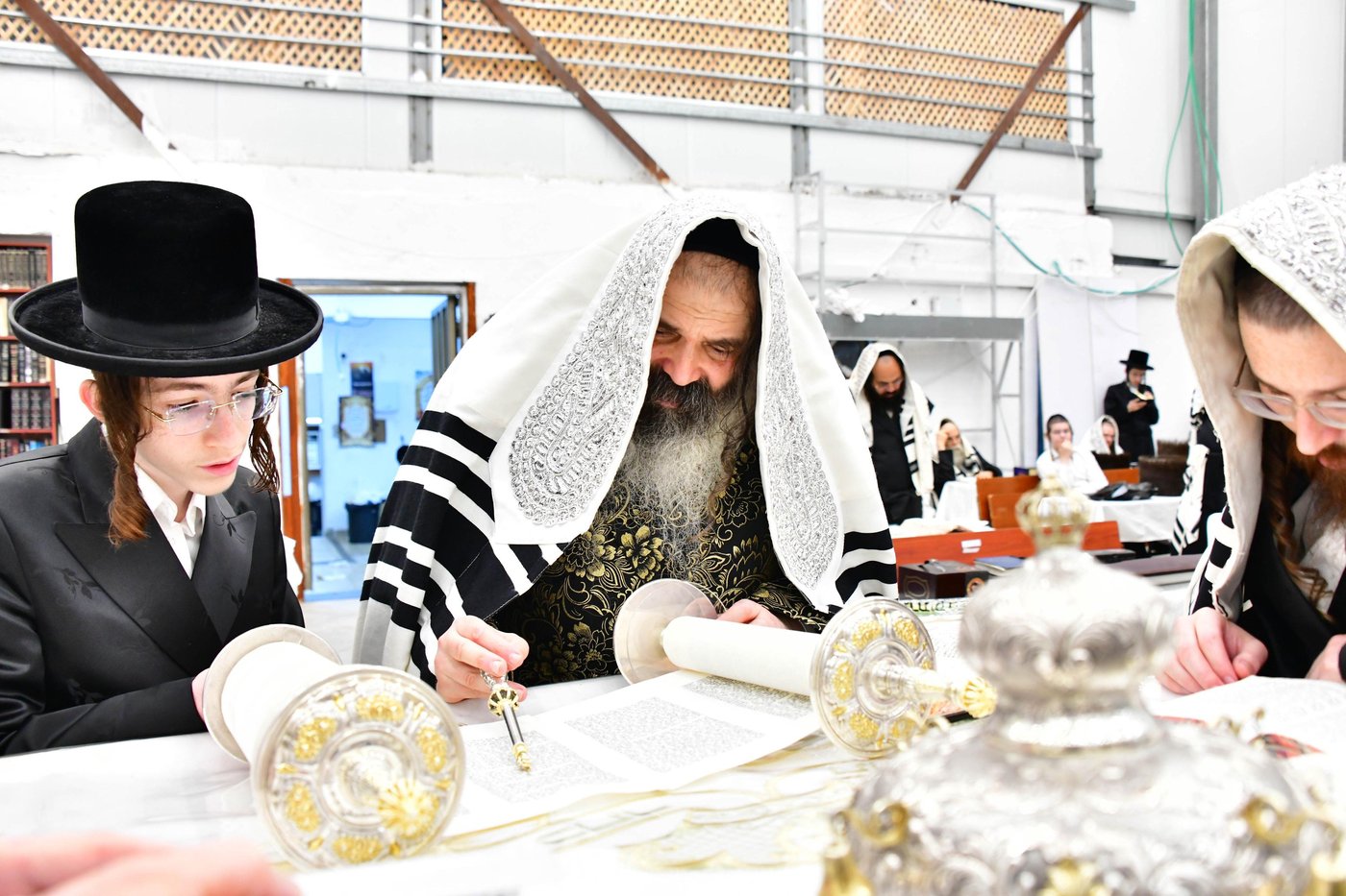 האדמו"ר מזוטשקא בהושענות