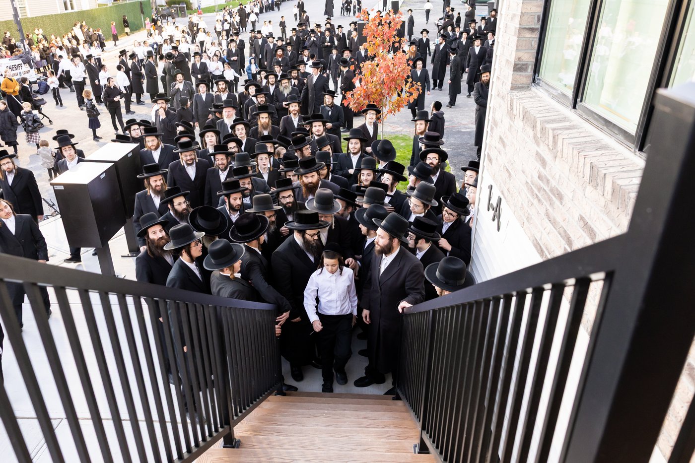 קבלת פנים לאב"ד קרית ייטב לב | צילום: באדיבות המצלם