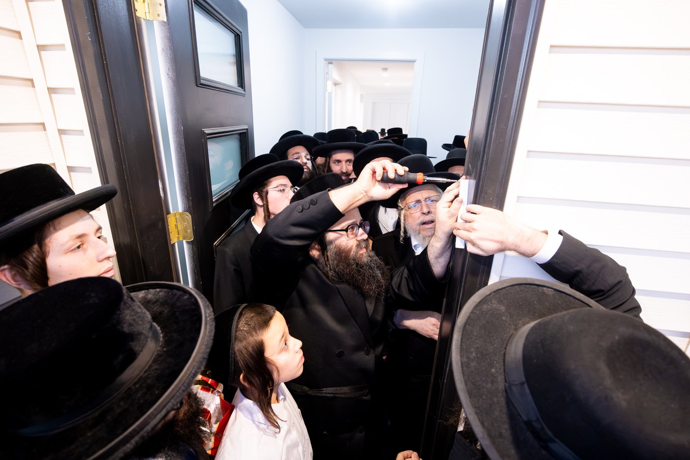 קבלת פנים לאב"ד קרית ייטב לב | צילום: באדיבות המצלם
