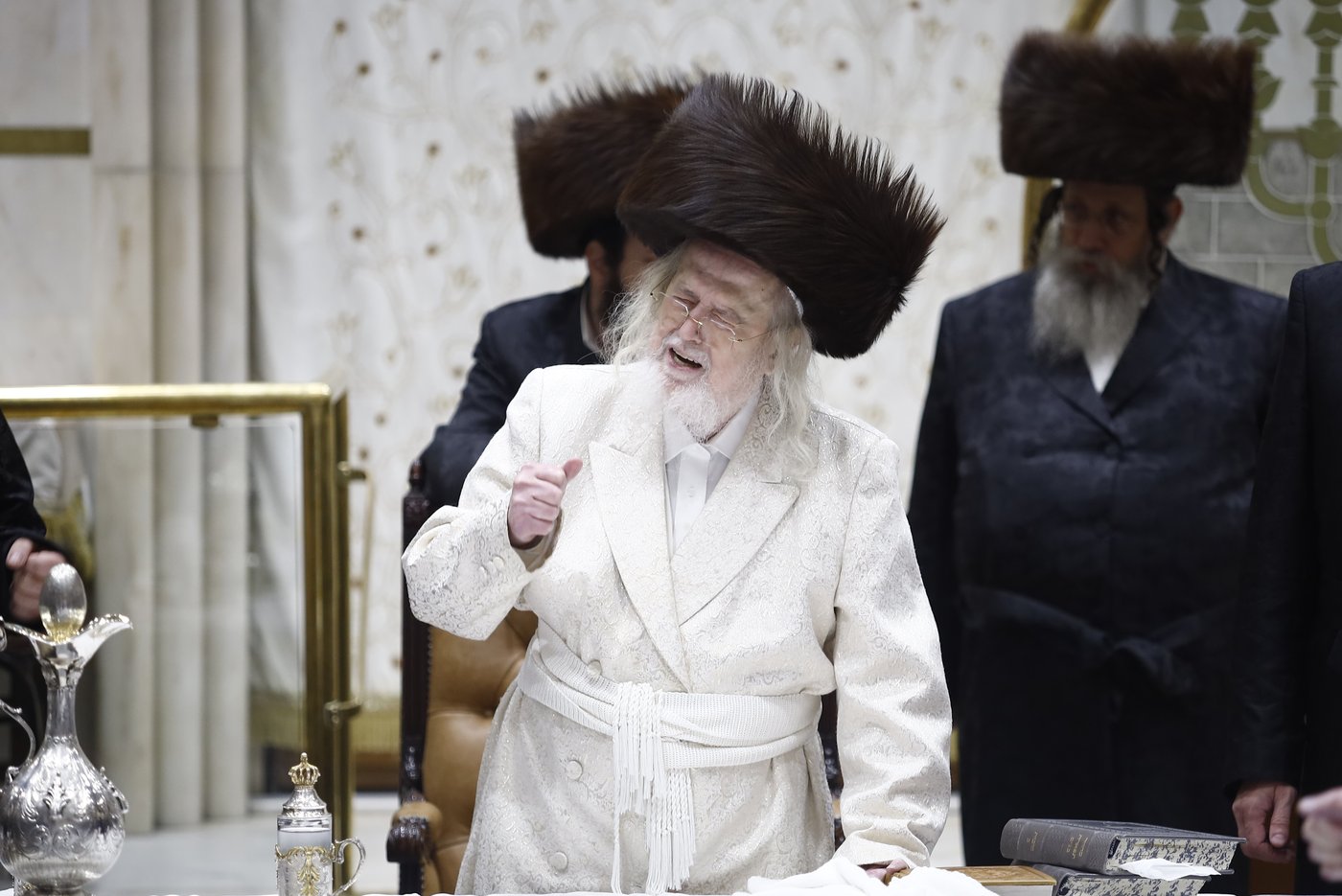 נעילת החג בחצר הקודש מונקאטש | צילום: אחים לאנטשעווסקי - הלל ל"ש