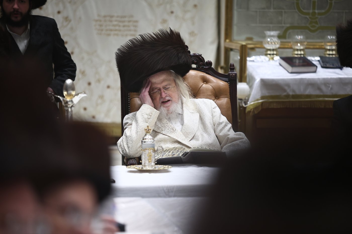 נעילת החג בחצר הקודש מונקאטש | צילום: אחים לאנטשעווסקי - הלל ל"ש
