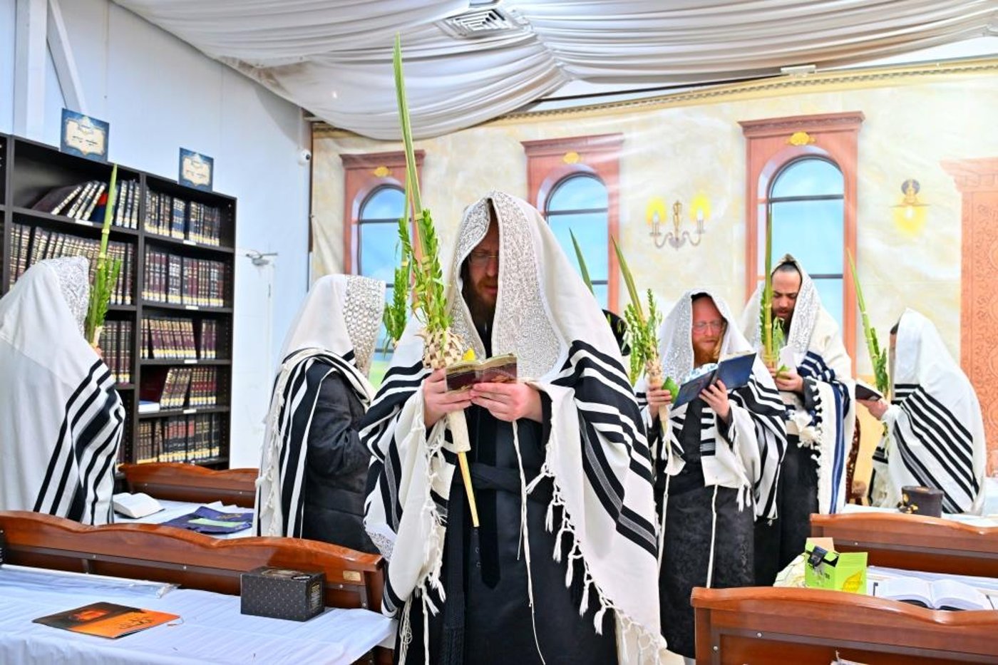 חג הסוכות בחצר הקודש ספינקא בית שמש