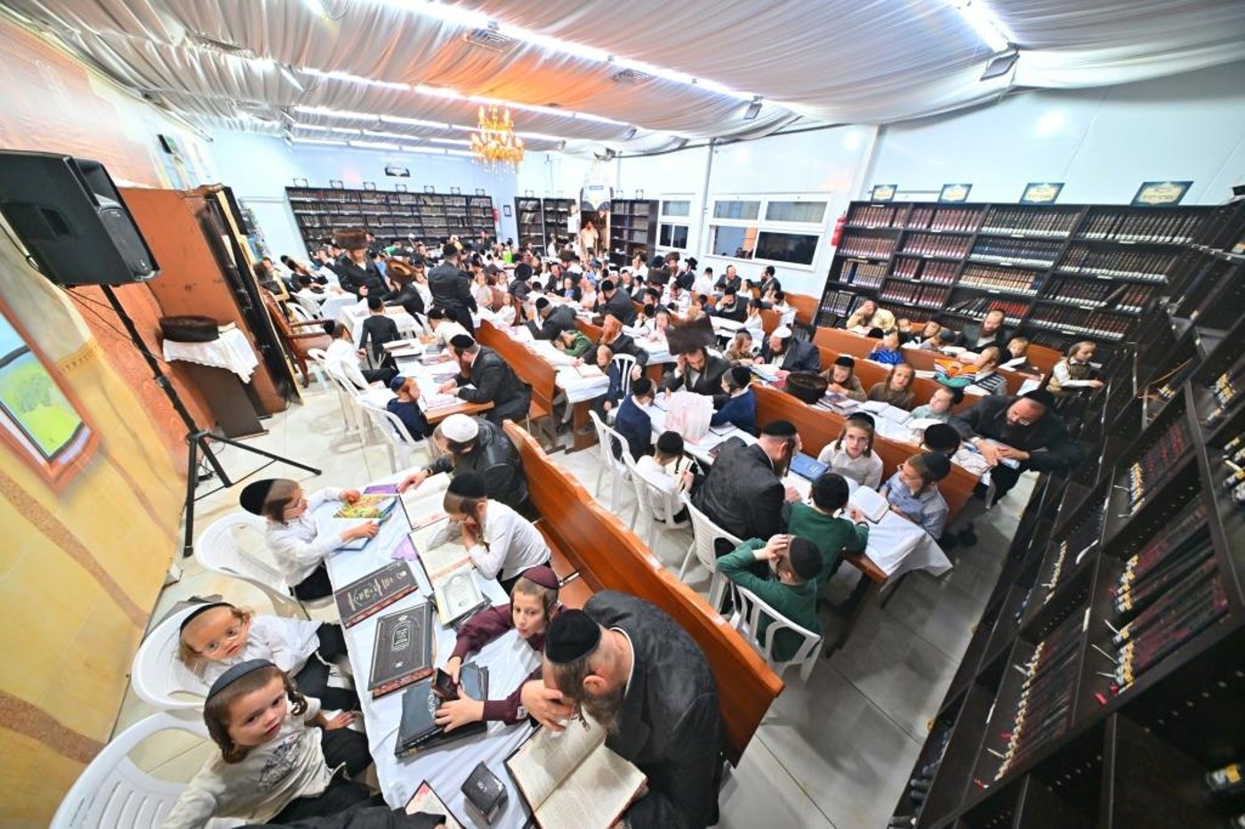 חג הסוכות בחצר הקודש ספינקא בית שמש